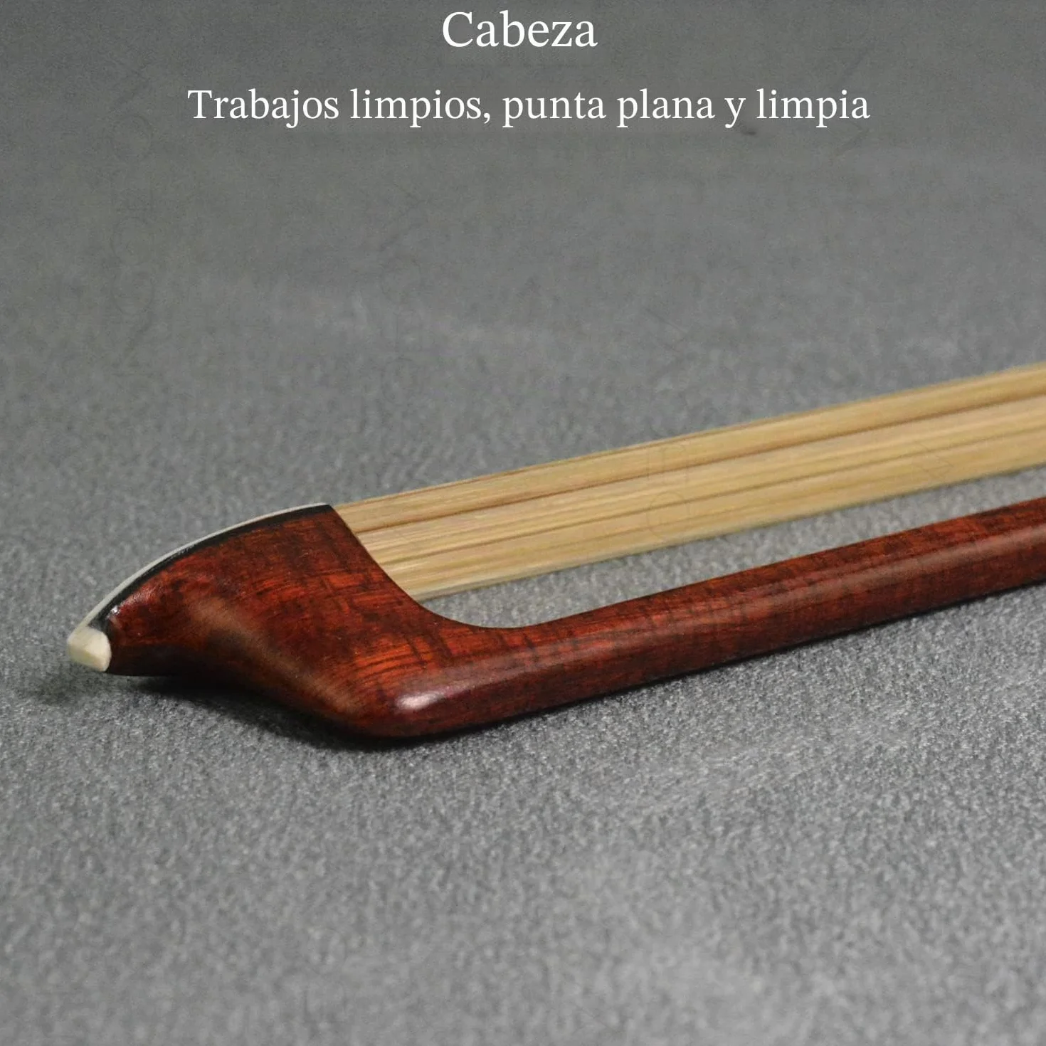 Arco de violín de fibra de carbono híbrido rendimiento pernambuco premium pelo de caballo mongol natural respuesta rápida 4/4 tamaño modelo popular