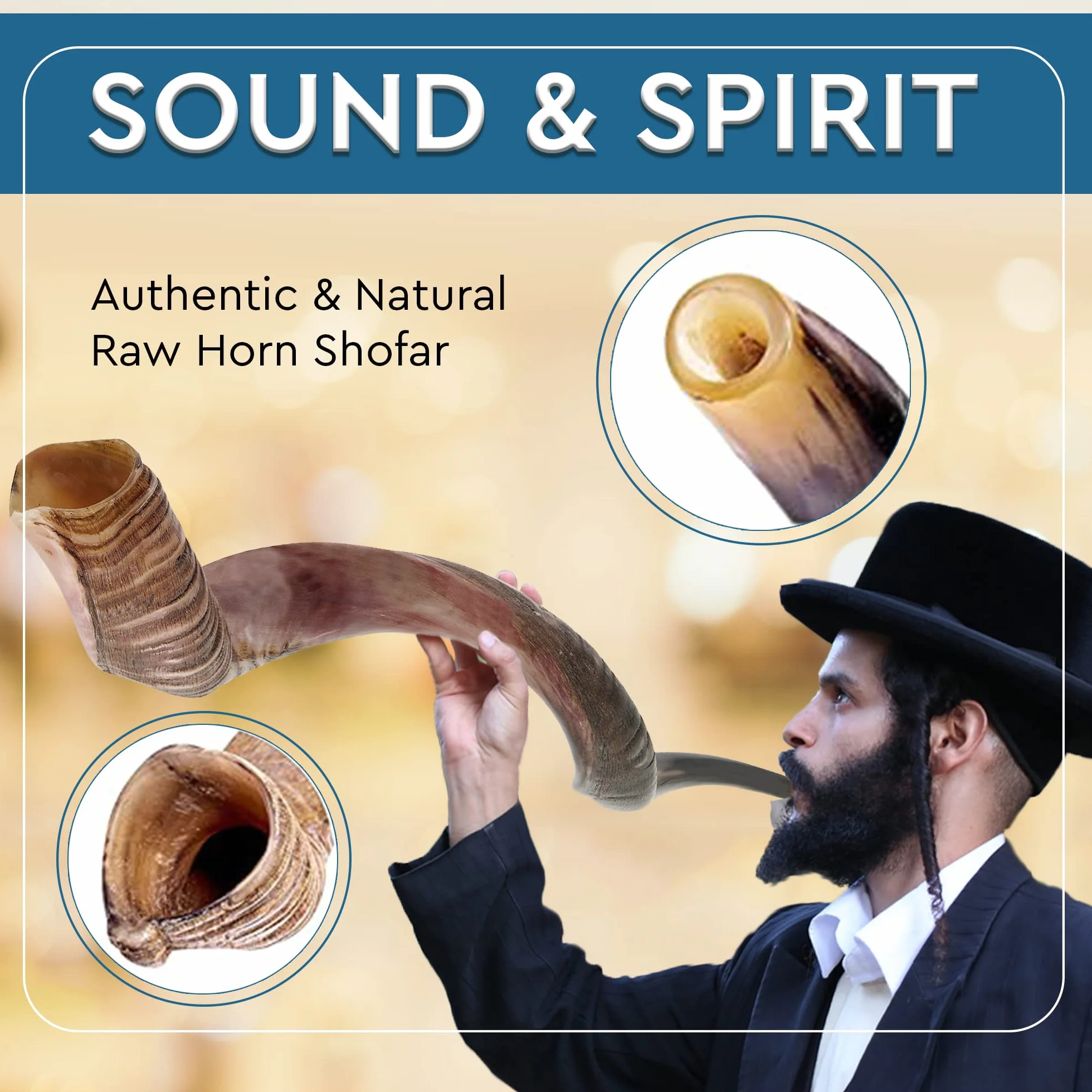 Kudu Shofar | Shofar | Kosher de Israel | 38-48 cm