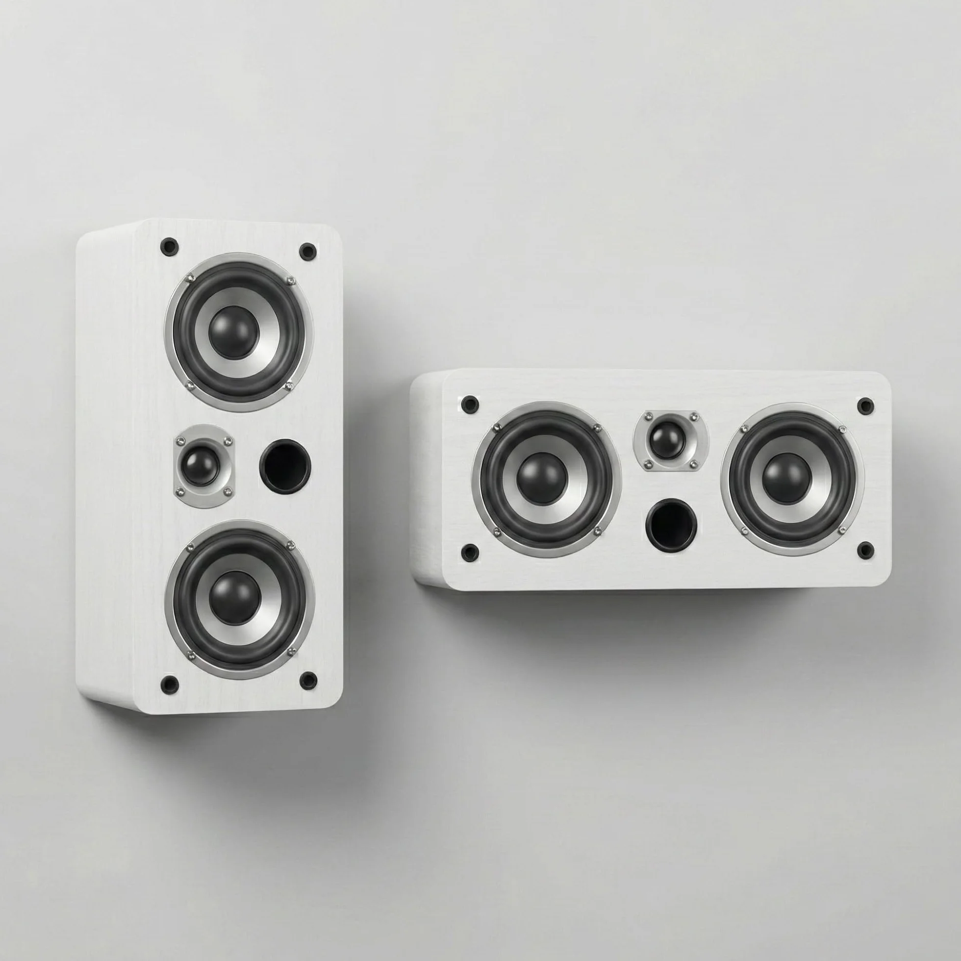Dynavoice Magic LCR-4 Blanco Mate Altavoces Pasivos para Cine en Casa Dolby Atmos