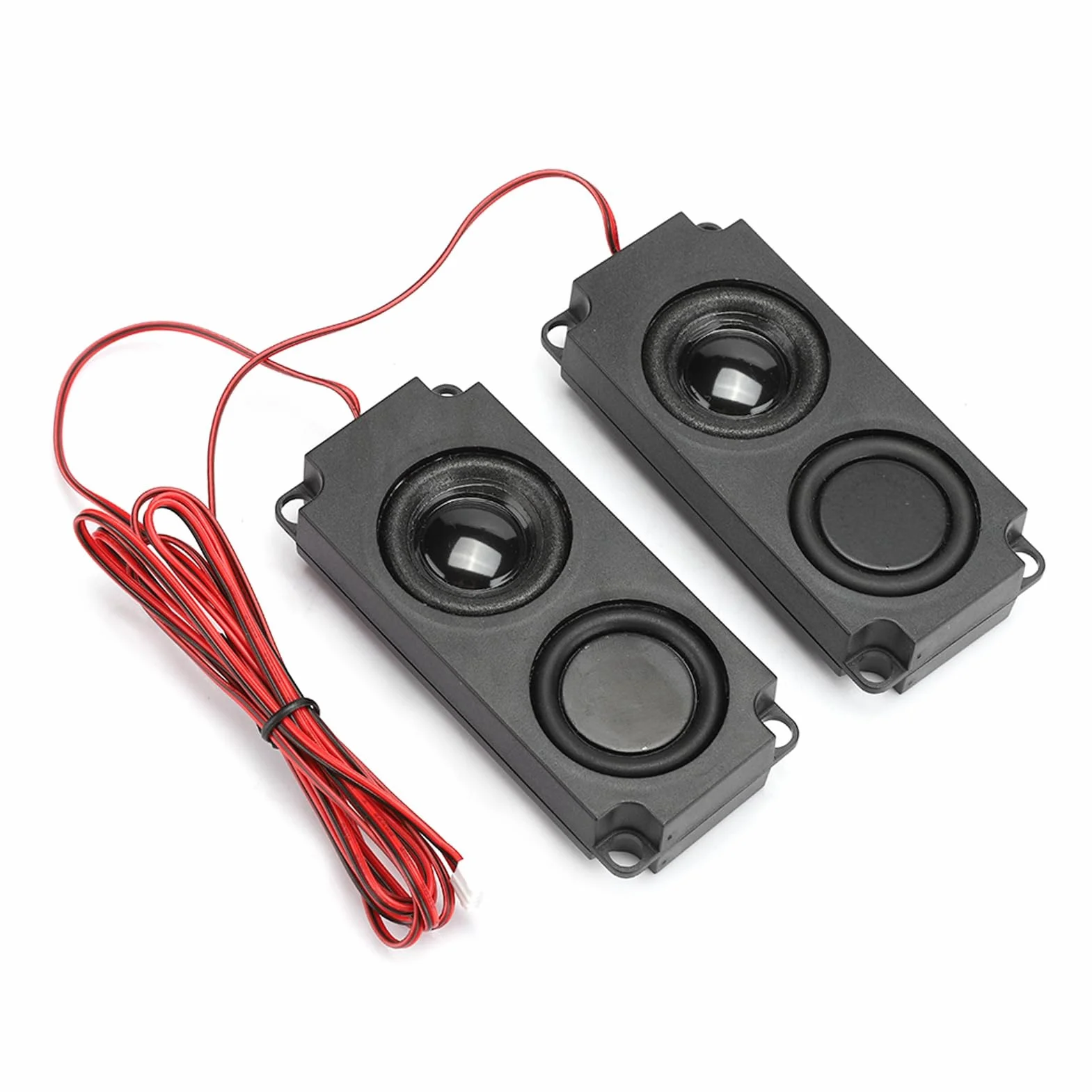 Naroote Mini Subwoofer, Mini Altavoz 8Ω 5W Portátil de Graves Pesados ​​cavidad de 40 Mm Altavoz Dual Magnético para Monitor de TV
