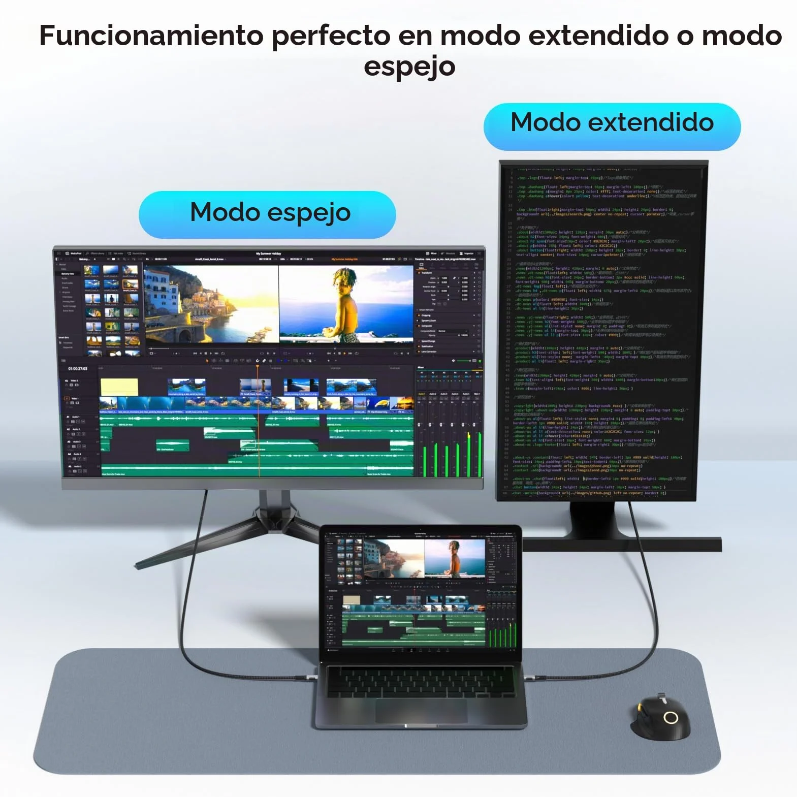 Cable USB C a HDMI 4K 1.8M,Cable Tipo C a HDMI UHD Thunderbolt 4/3 Compatible con i Phone 17 16 Pro Max/15 Pro,MacBook Pro/Air,iMac,iPad Pro/Air,Samsung Galaxy S24/S23 Ultra