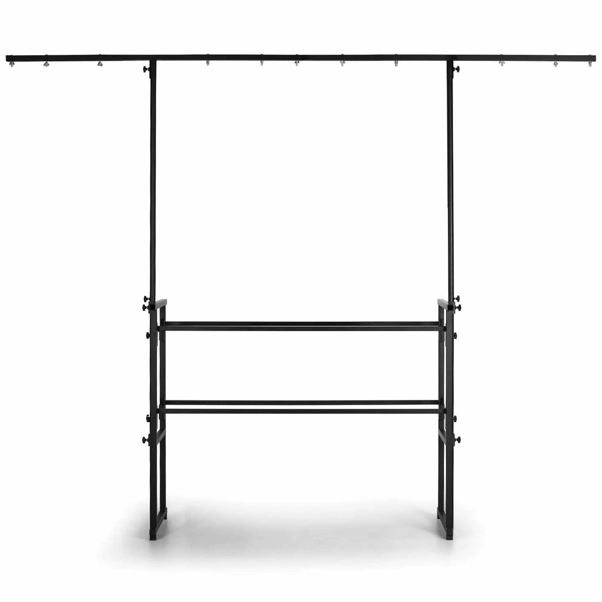 Audibax DS10-DJ Soporte DJ Profesional con Puente de Luces