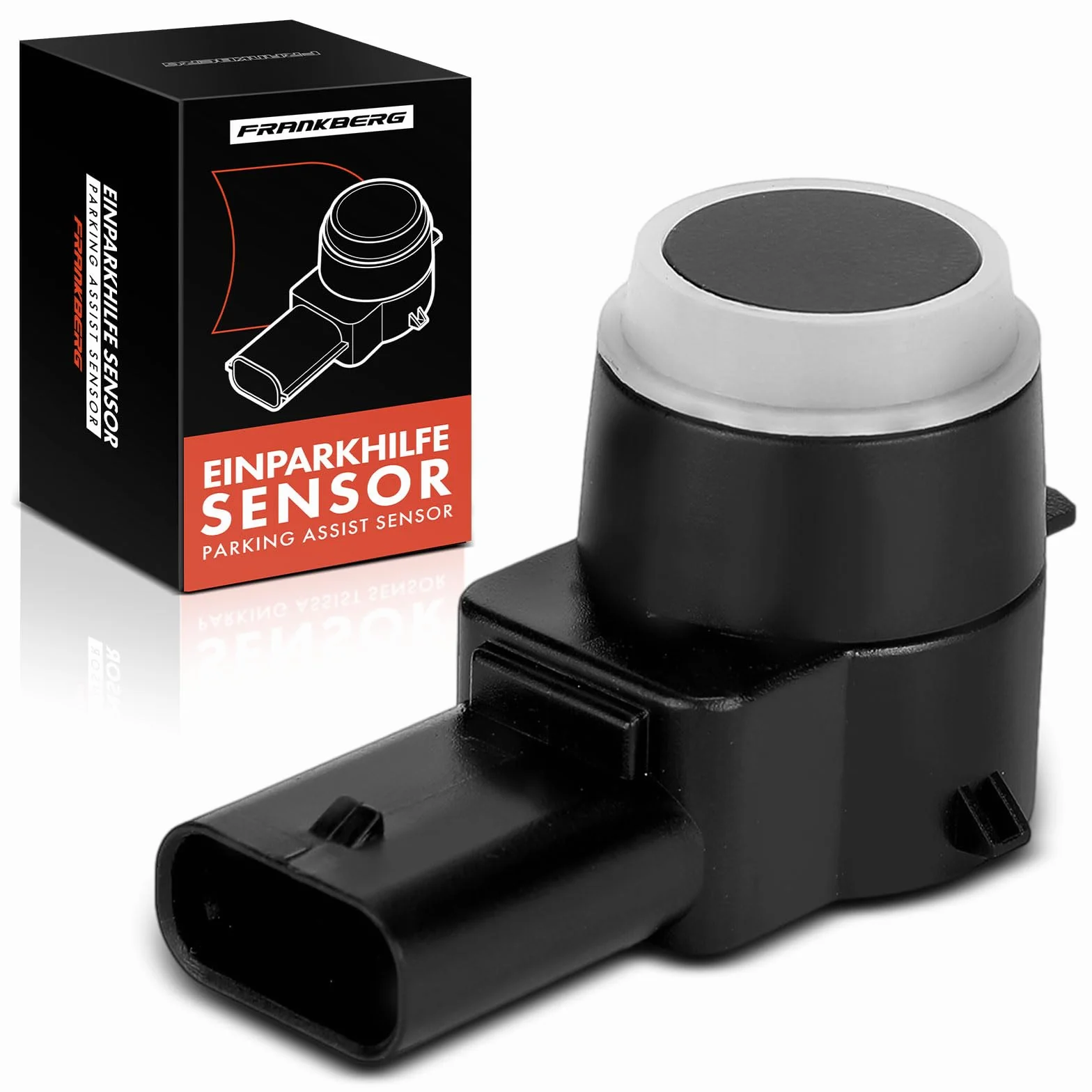 Frankberg Sensor de aparcamiento PDC Compatible con T.o.u.r.a.n 1T1 1T2 C.a.d.d.y III MPV 2CB 2CJ 2KB 2KJ E.O.S 1F7 1F8 Leon 1P1 Altea XL 5P5 5P8 Replace# 7L5919275B