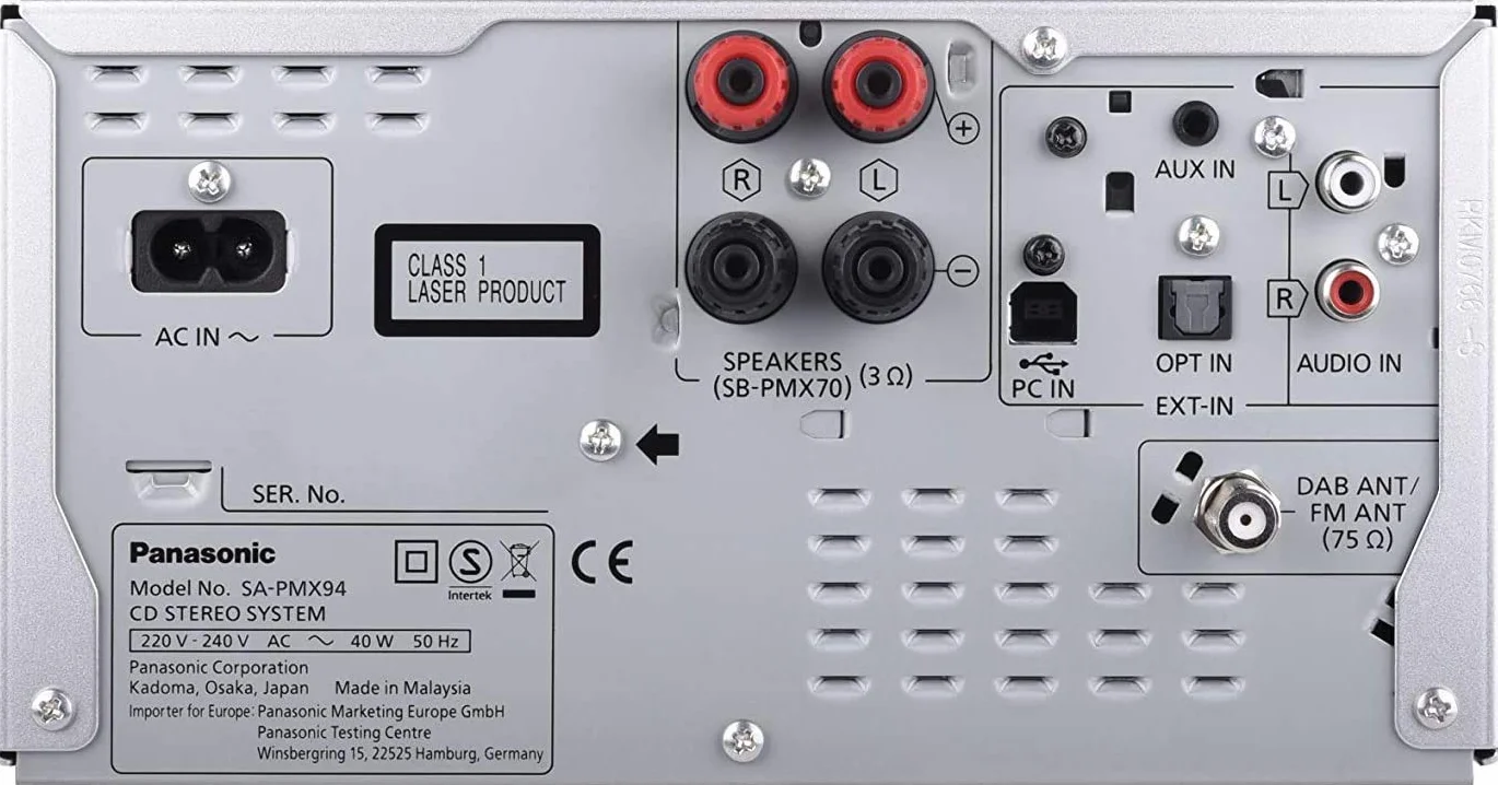 Panasonic SC-PMX94EG-S Bluetooth
