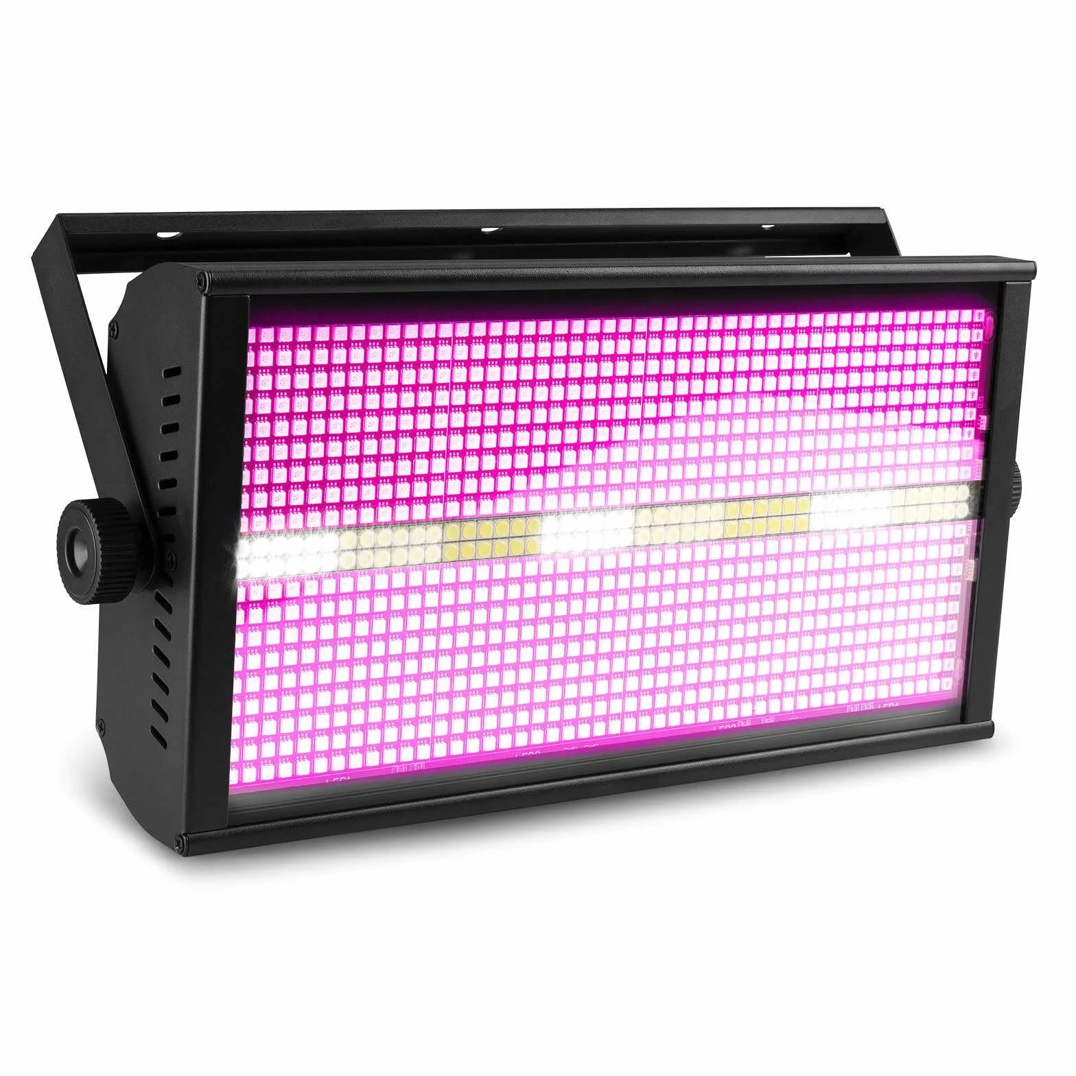 BeamZ BS960 RGBW LED combo estroboscópico - cegador - wash 3 en 1, 960 leds SMD RGBW, Control por DMX, autónomo o automático al sonido, velocidad ajustable, incluye soporte de montaje
