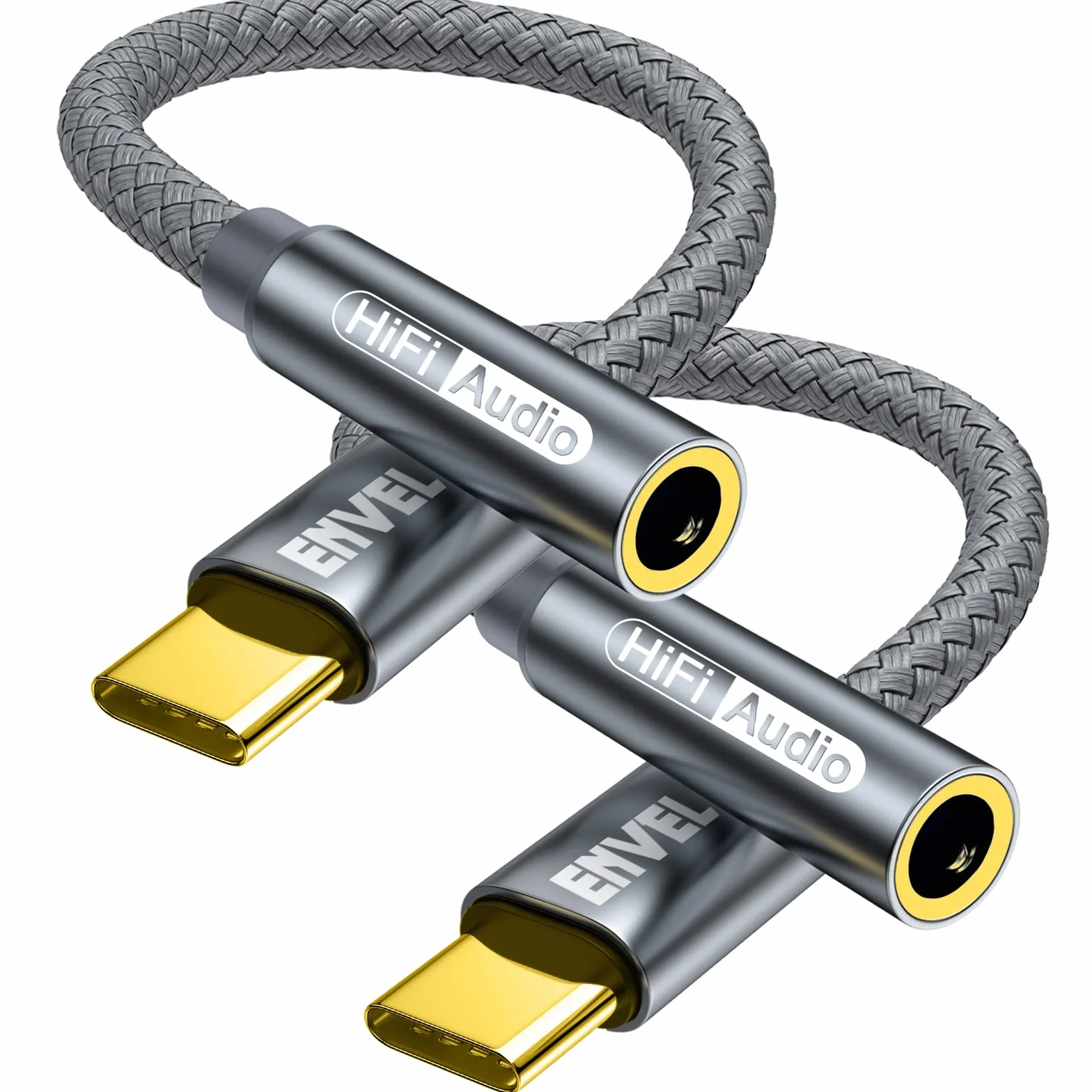 Adaptador USB C a jack 3,5 mm, cable auxiliar compatible con iPhone 15 Pro Max, Samsung Galaxy S23, iPad Pro