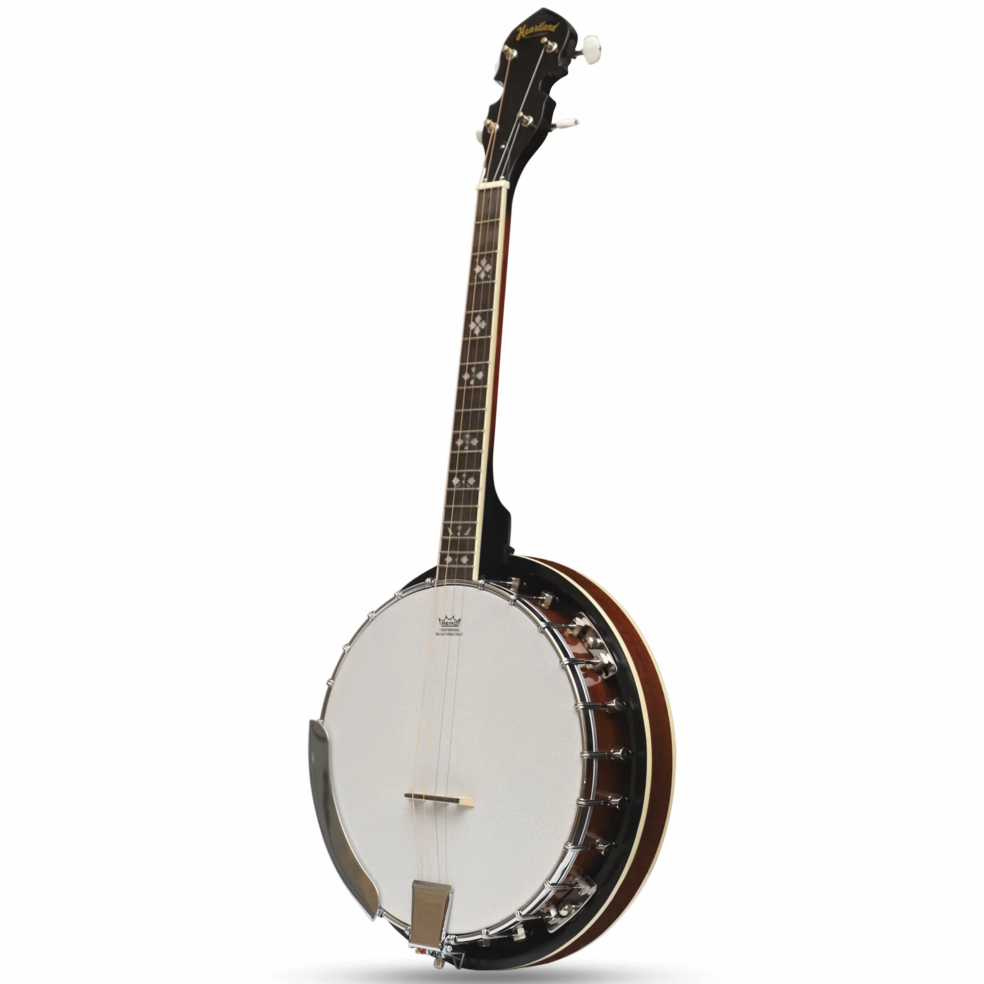 Heartland 4 cuerdas 17 trastes irlandés tenor banjo serie con acabado cerrado sólido Sunburst
