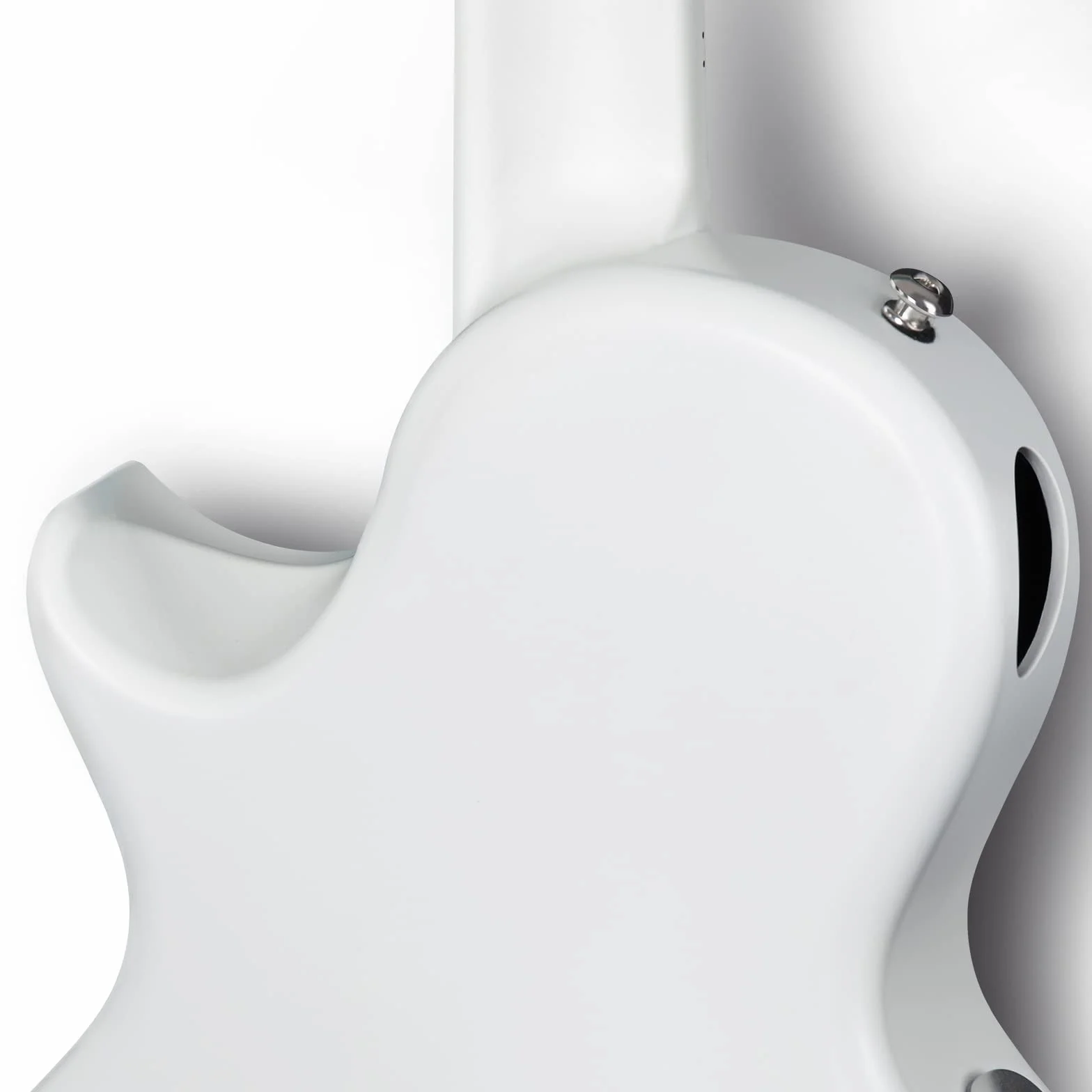 Enya Kit Guitarra Eléctrica Acústica - 1/2 Nova Go SP1 Blanca con pastilla Smart AcousticPlus Pequeña y liviana para niños Adultos Principiantes Set de iniciación Banda de Viaje
