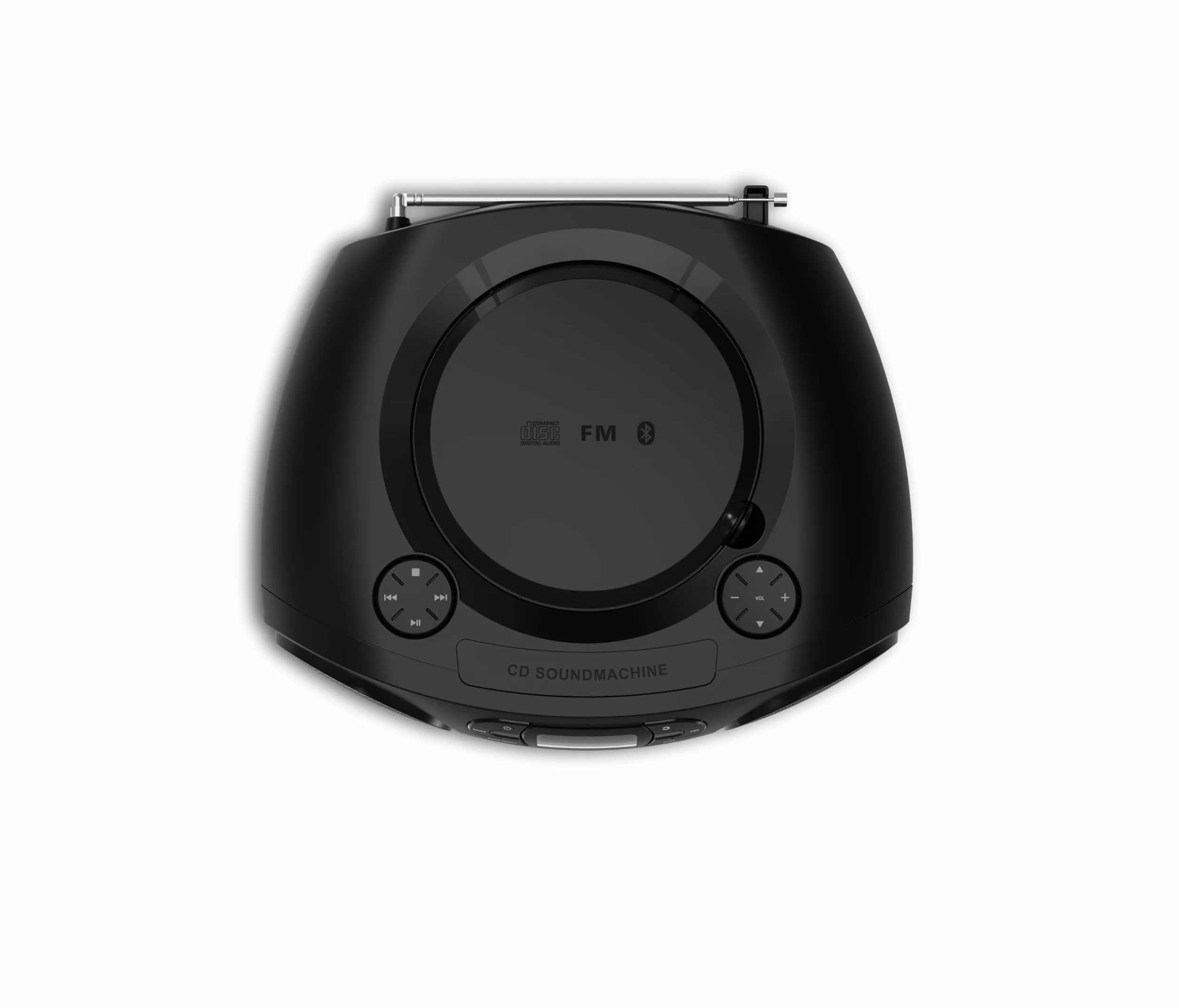 Philips TAZ2000 Reproductor CD portátil Radio FM Bluetooth 6.0 USB Entrada Audio Altavoces estéreo 6W Negro