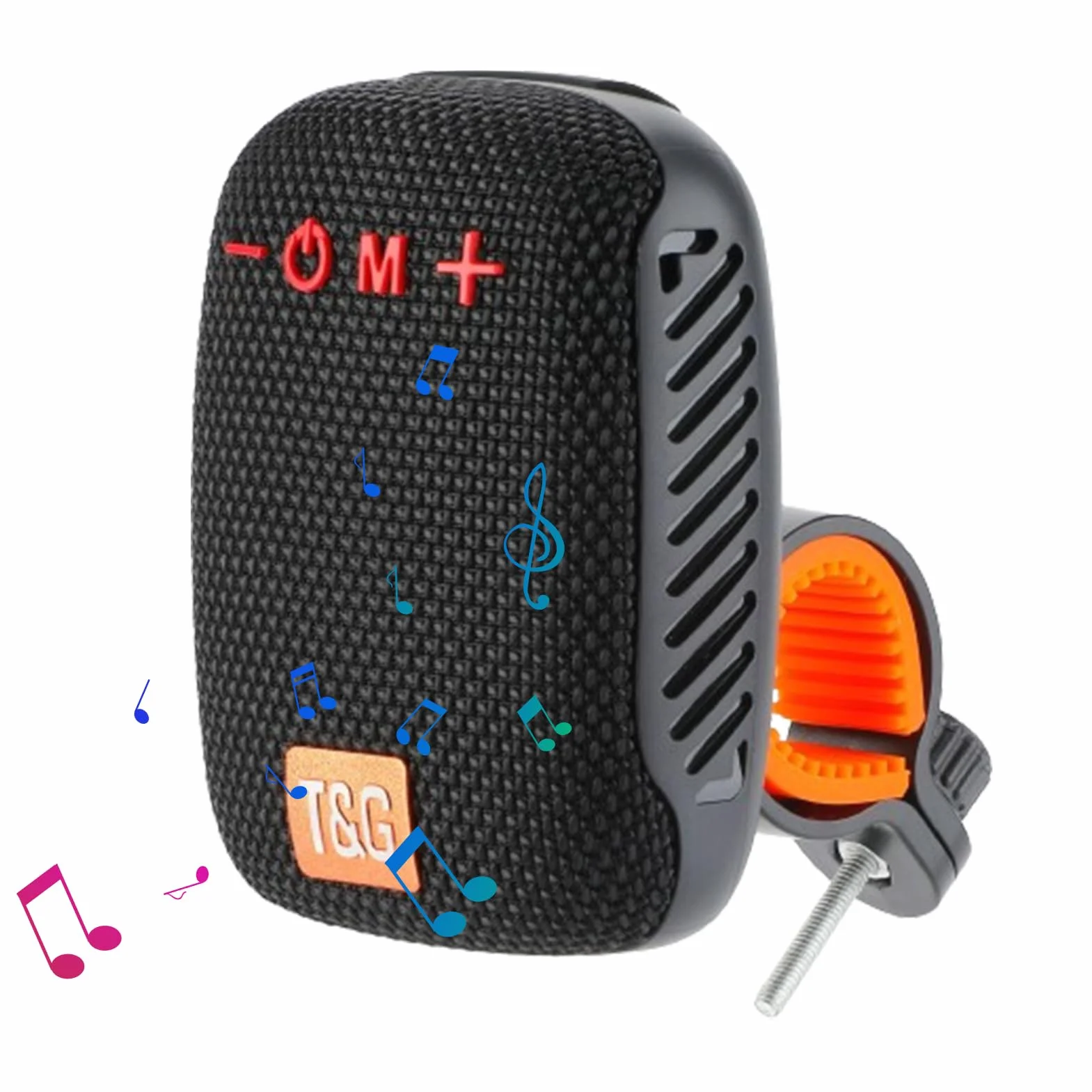 Radio para Bicicleta Altavoz de Manillar Estéreo Portátil A Prueba de Agua con Tarjeta para Ciclismo