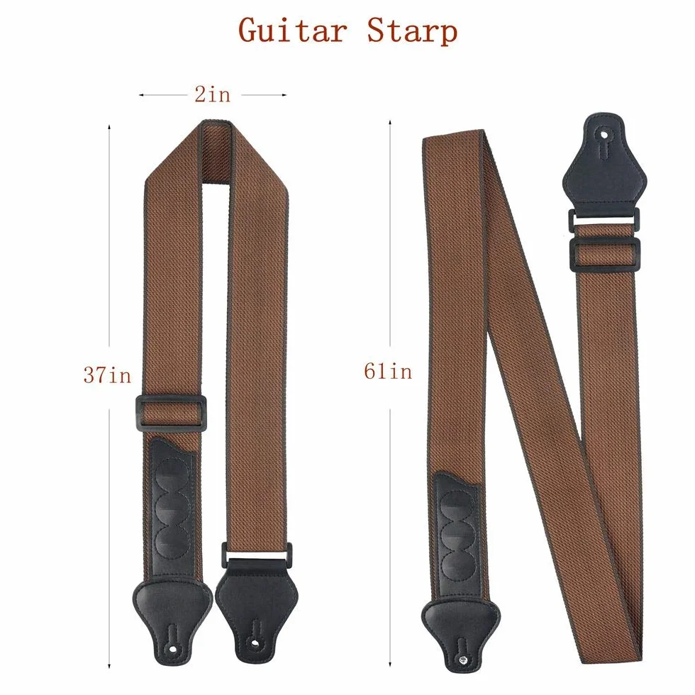 SUNYIN Kit de Accesorios para Soporte de Guitarra, Correa de Guitarra, Sintonizador, Cejilla de Guitarra, Cable de Guitarra, para Acústica