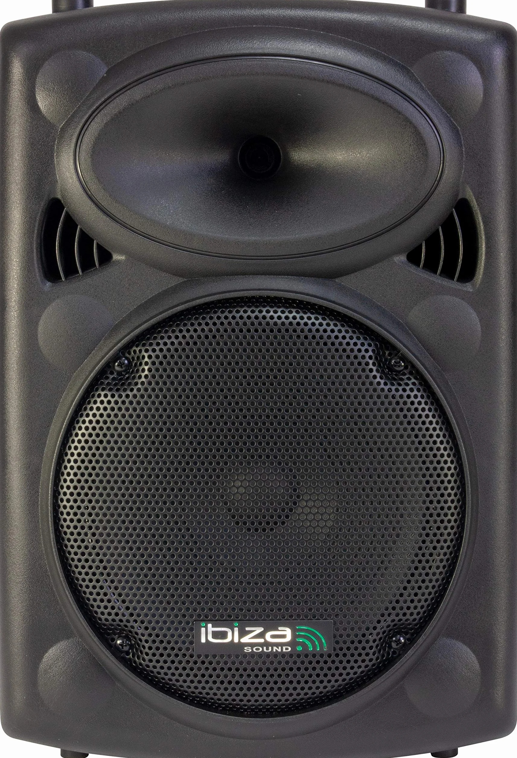 Ibiza 15-6081 Sound PORT10UHF-BT, Megafonía portátil, 10 pulgadas, color negro, 10”, 500W