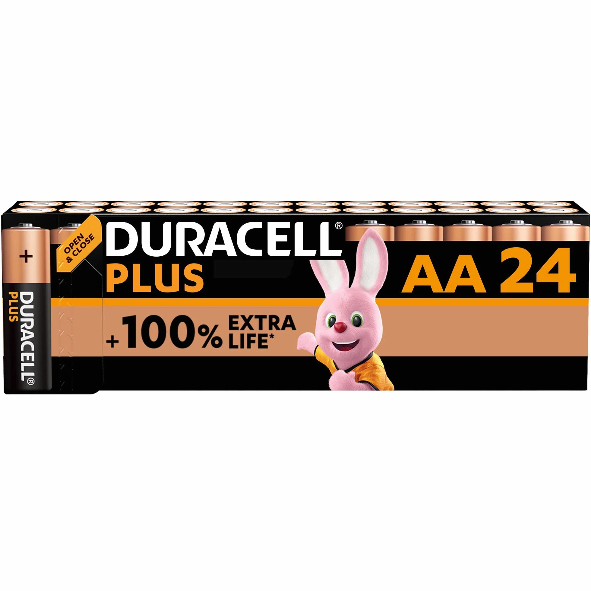 DURACELL Plus Pilas AA 1,5 V Alcalinas Paquete 24 MN1500