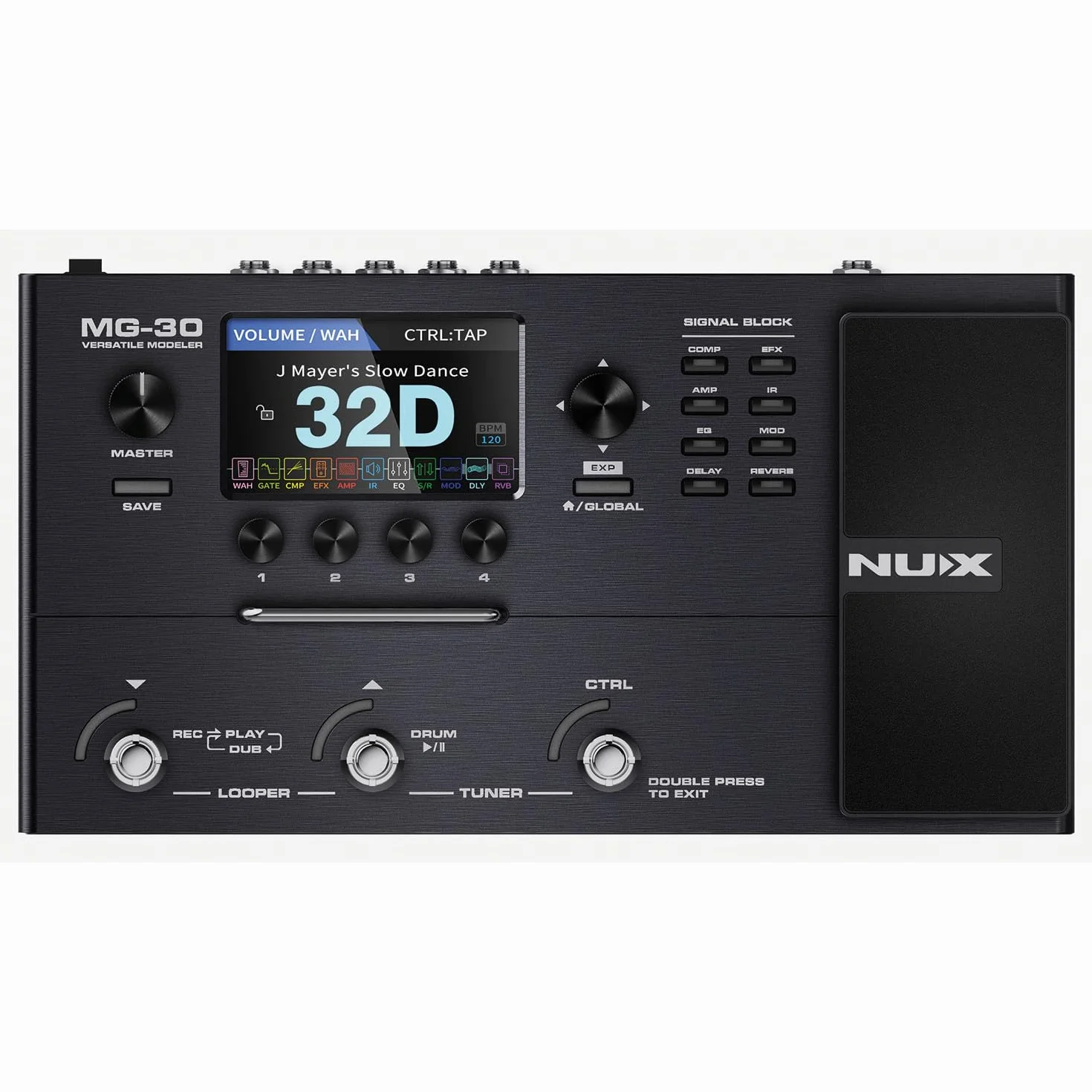 Modelador de guitarra multiefectos NUX