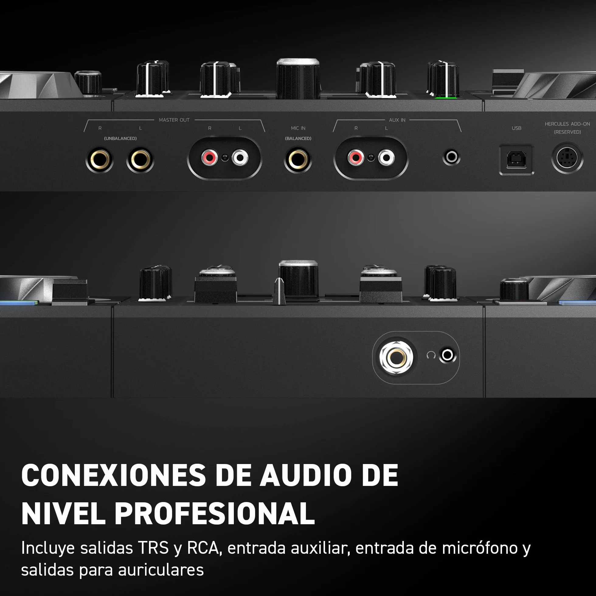 Hercules DJControl Inpulse 500 - Controladora de DJ USB de 2 decks para Serato DJ Lite y DJUCED