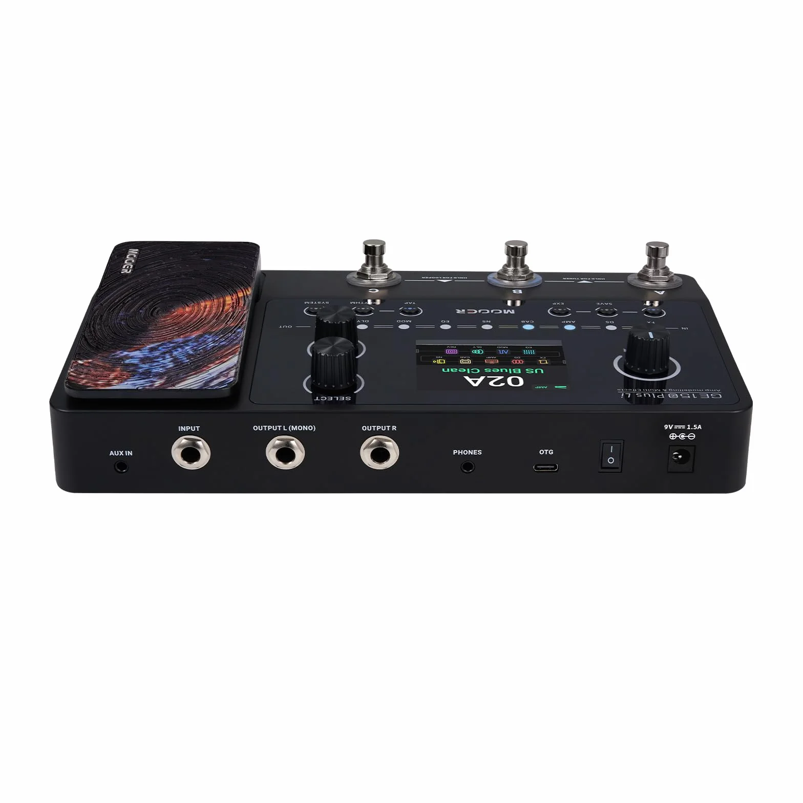 Mooer GE150 Plus Li Multi Effects Pedal, con batería