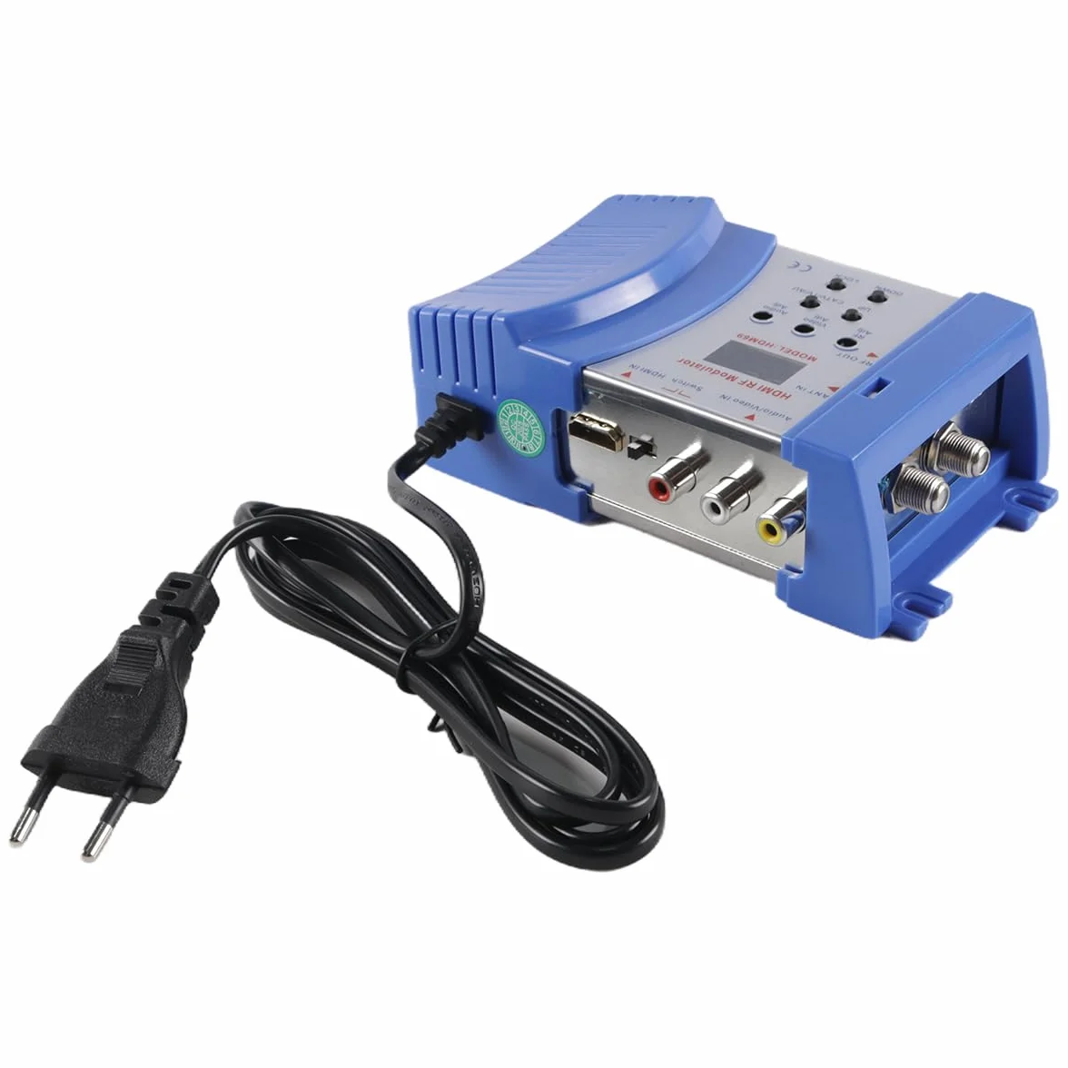 Modulador HD AV a RF HDM6 PLL controlado por MCU con HDMI 1.3 Soporte HDCP 1.3 Rango de frecuencia de 45-870 MHz Entrada de múltiples resoluciones