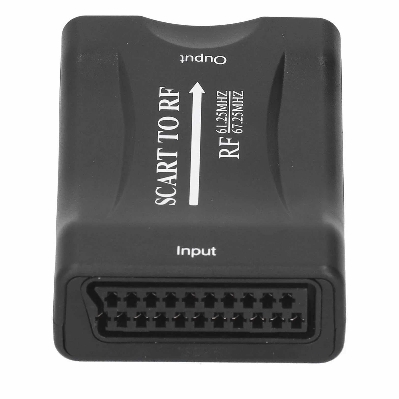 Dioche Adaptador Scart a RF RF Modulador Abs Scart para Adaptador de Vídeo RF para RF 67,25 MHz 61,25 MHz Convertidor de Salida para TV Box