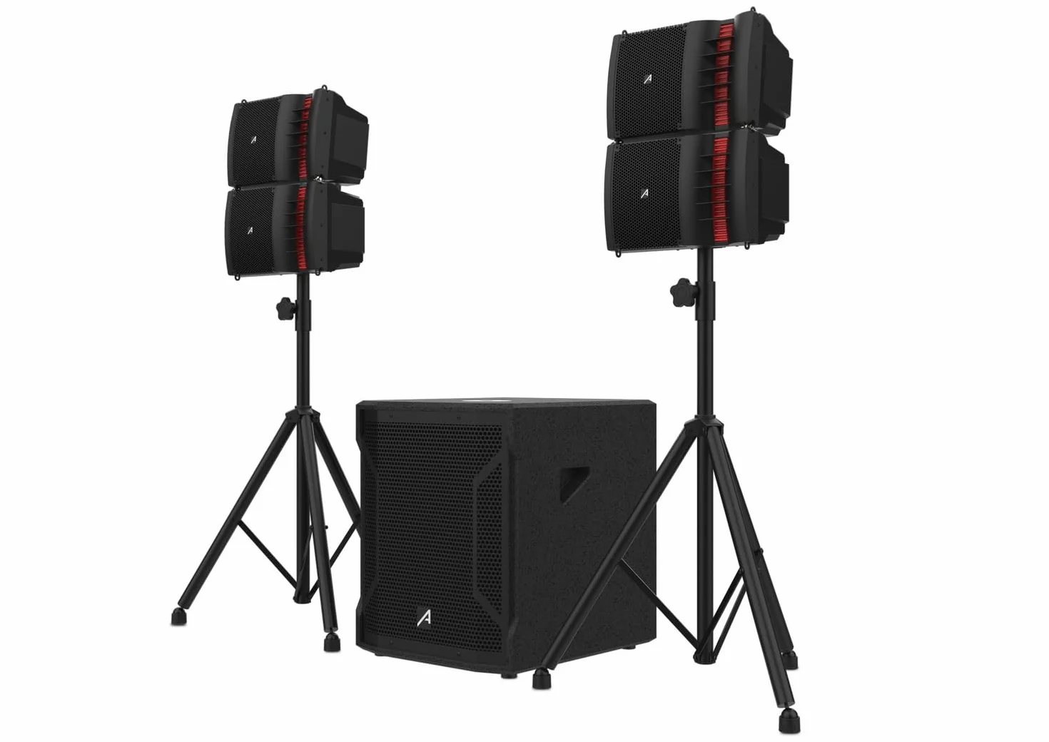 Audibax Seattle 1000 Sistema PA Line Array Bluetooth + Soportes
