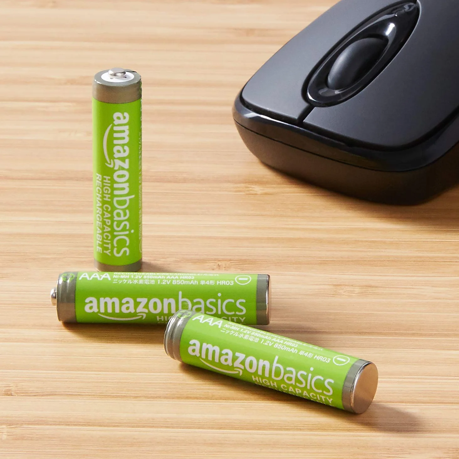 Amazon Basics pilas AAA NiMH recargables 850 mAh 1,2 V 4 paquete