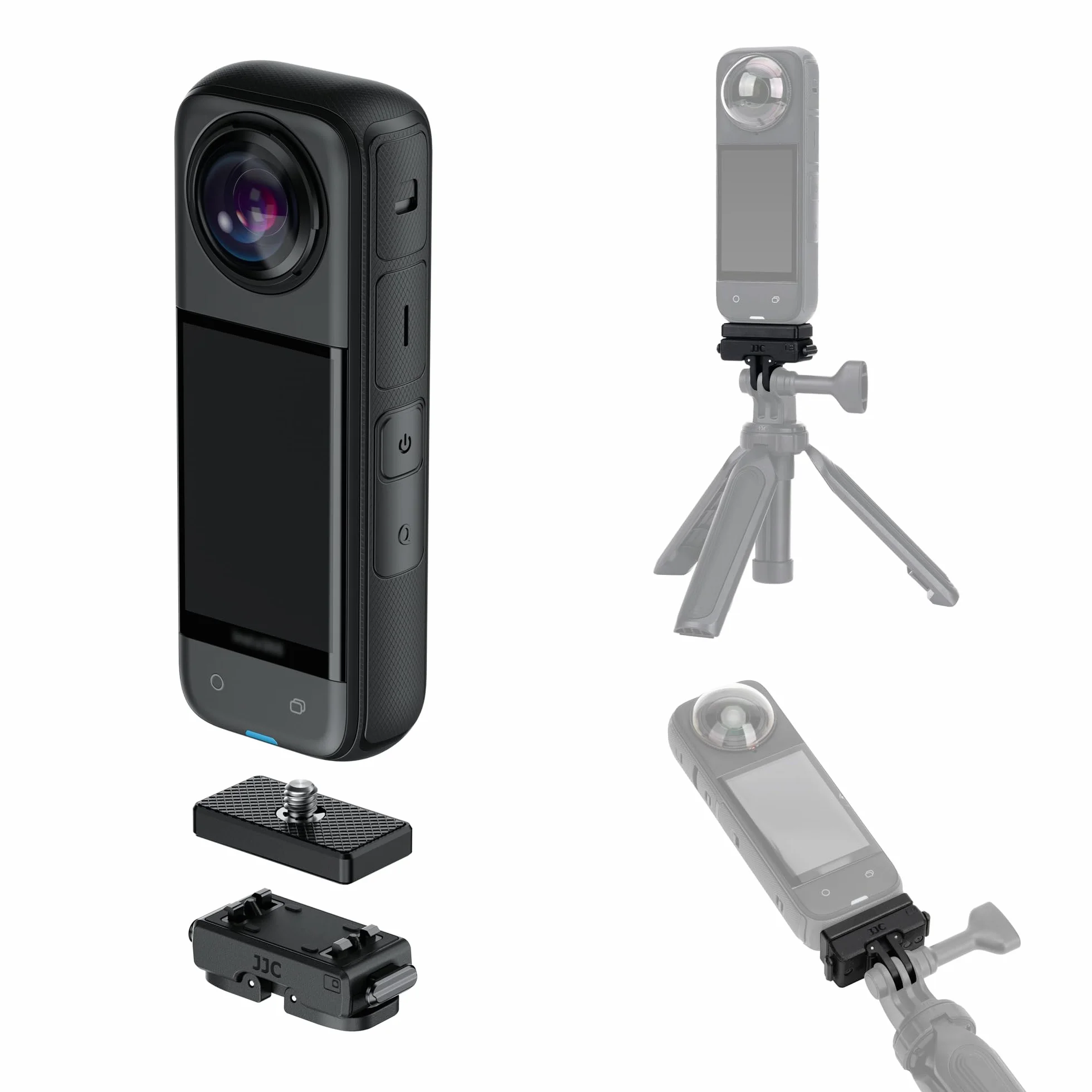 Juego de adaptadores de montaje magnético para Insta360 X5 X4 Air X3 Ace Pro 2, adaptador magnético de liberación rápida para Insta 360 X5/X4/X3 y Ace Pro 2/Acepro/Ace con 20 accesorios de extensión