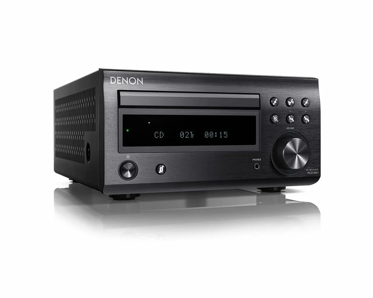 Denon D-M41 - Microcadena con lector de CD y Bluetooth, color Negro