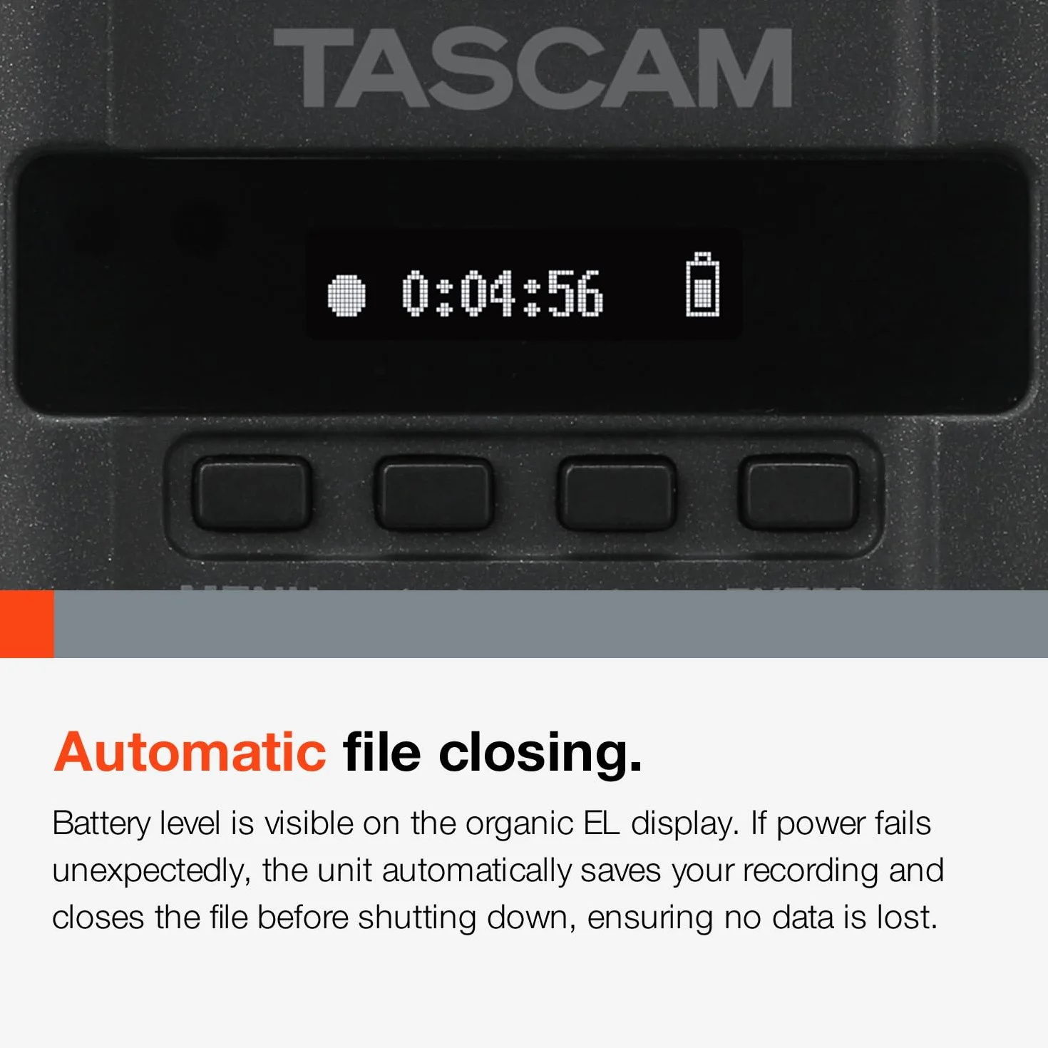 Tascam DR-10 X Plug-on grabadora digital PCM lineal para XLR micrófonos