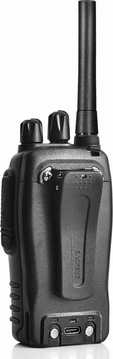 Baofeng Walkie Talkie,Walkis Profecionales,PMR446 Radiocomunicación 16 Canales 2 Piezas Walky Talky Set Recargable Larga Distancia Receptores con Auriculares y Luz LED para Actividades al Aire Libre