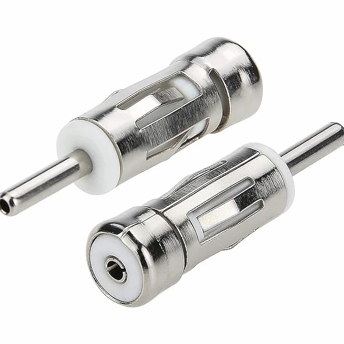 AUTOZOCO Adaptador de Antena para Coche ISO a DIN, Convertidor Universal 4 cm