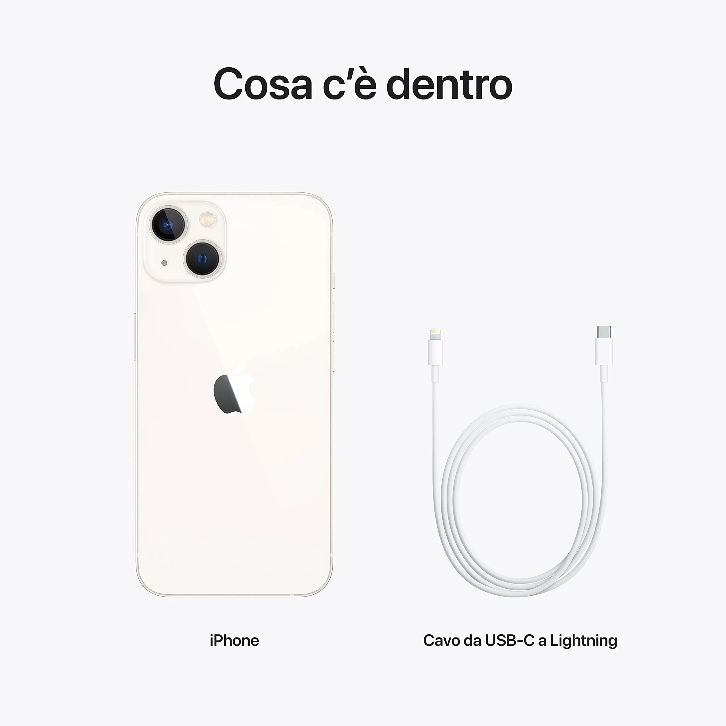 Apple iPhone 13, 256GB, Blanco estrella - (Reacondicionado)