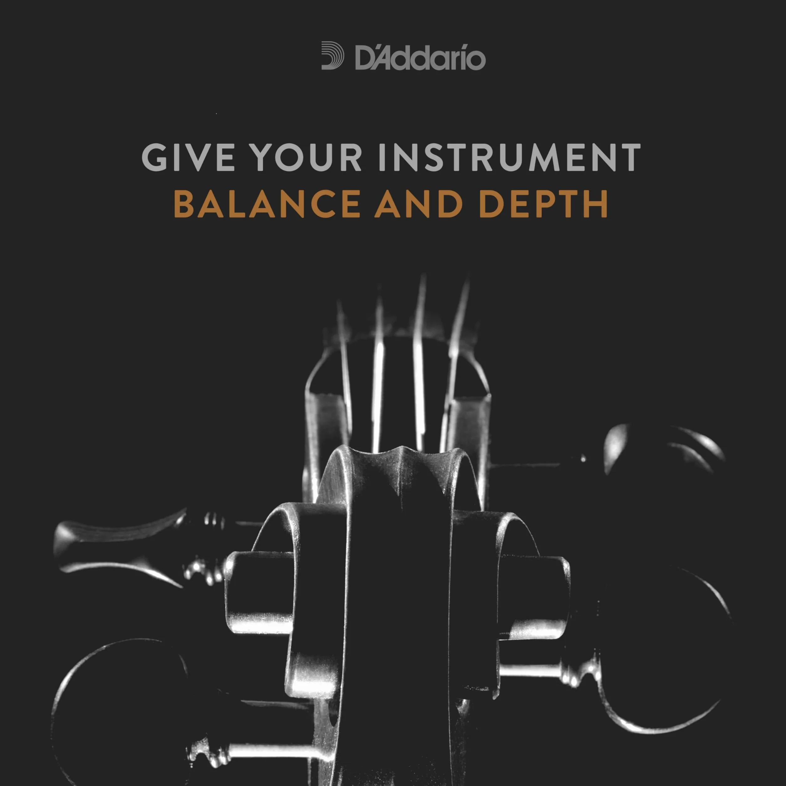 D'Addario Kaplan Amo Viola String Set, Medium Scale, Medium Tension