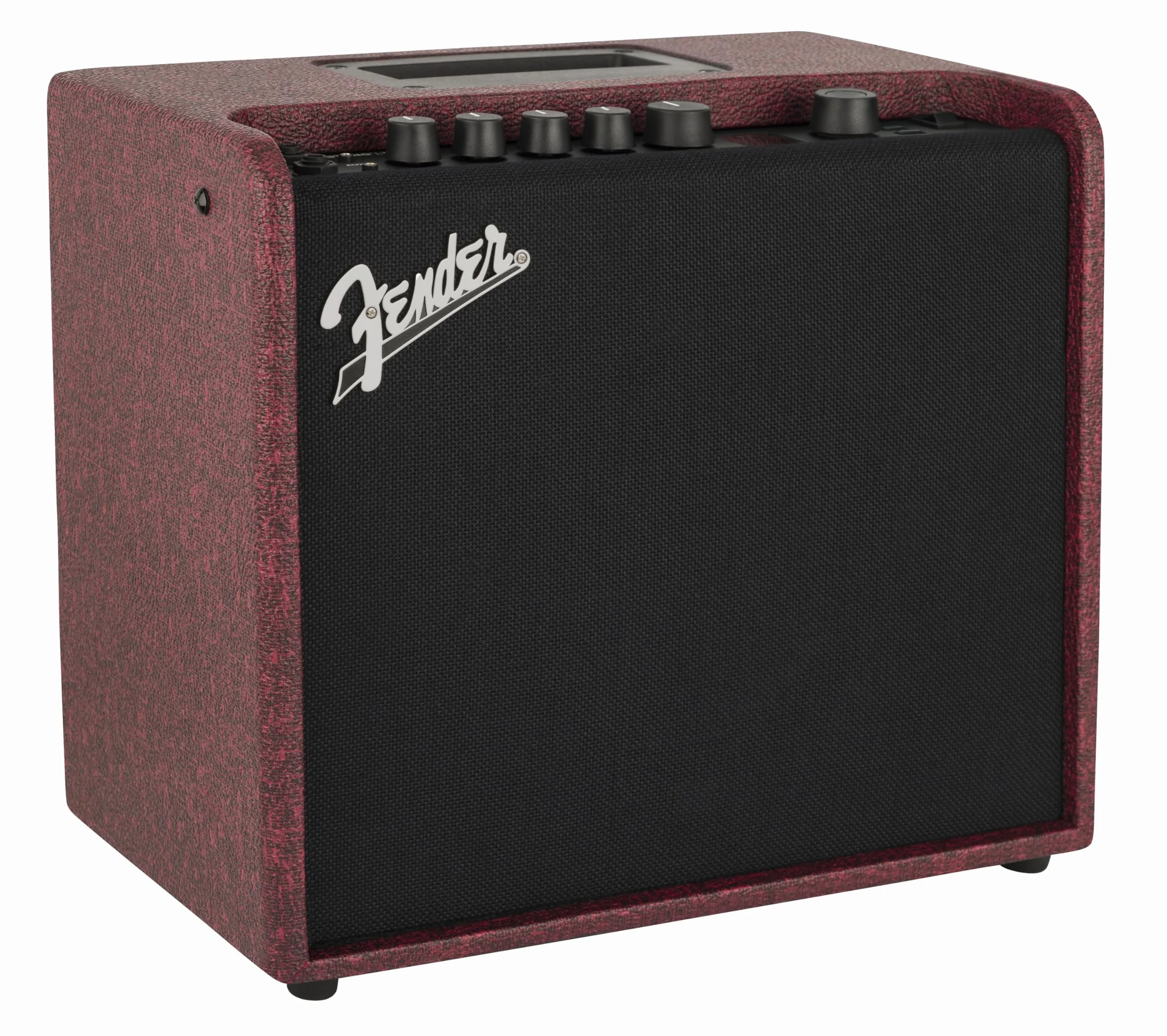 Amplificador de Guitarra Fender Mustang LT25 en Rojo Vino: Tonos versátiles, 60 preajustes, 20 Tipos de Amplificador, 25 Efectos