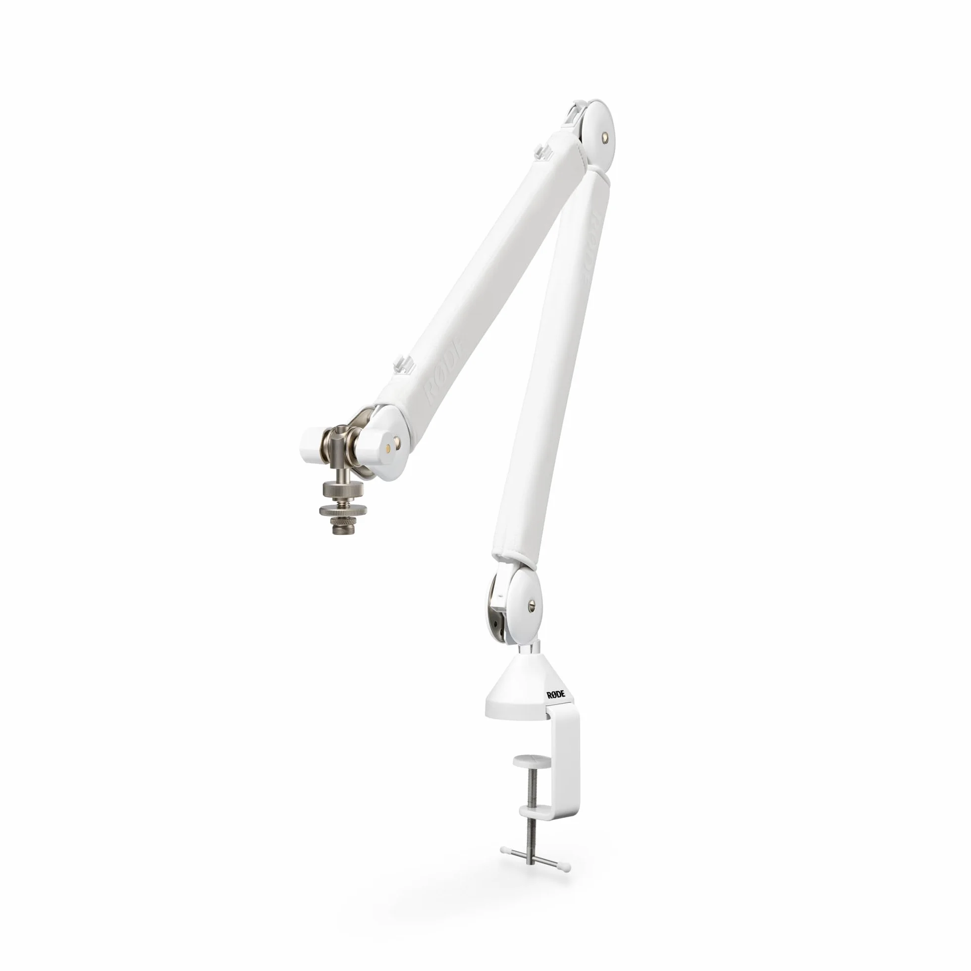 Brazo de estudio profesional RØDE PSA1+ con amortiguación de resorte y gestión de cables (Blanco)