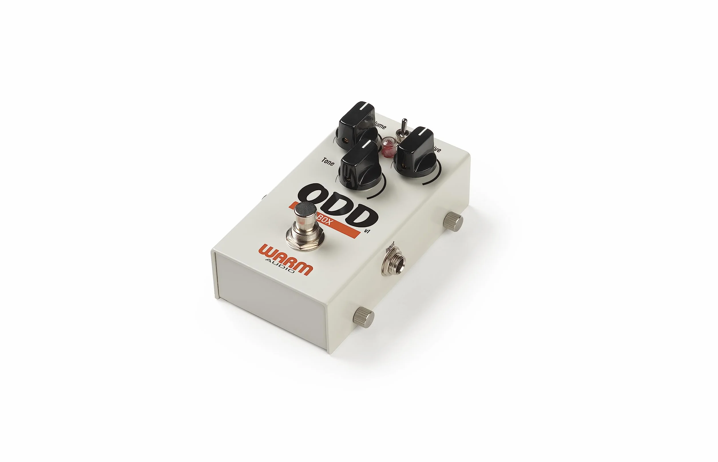 Warm Audio ODD Box V1, pedal Over Drive Disorder (sonido "cranked amp", calidad boutique compacta, op-amp TLO82CP, carcasa de acero con recubrimiento de polvo, circuito true-bypass).