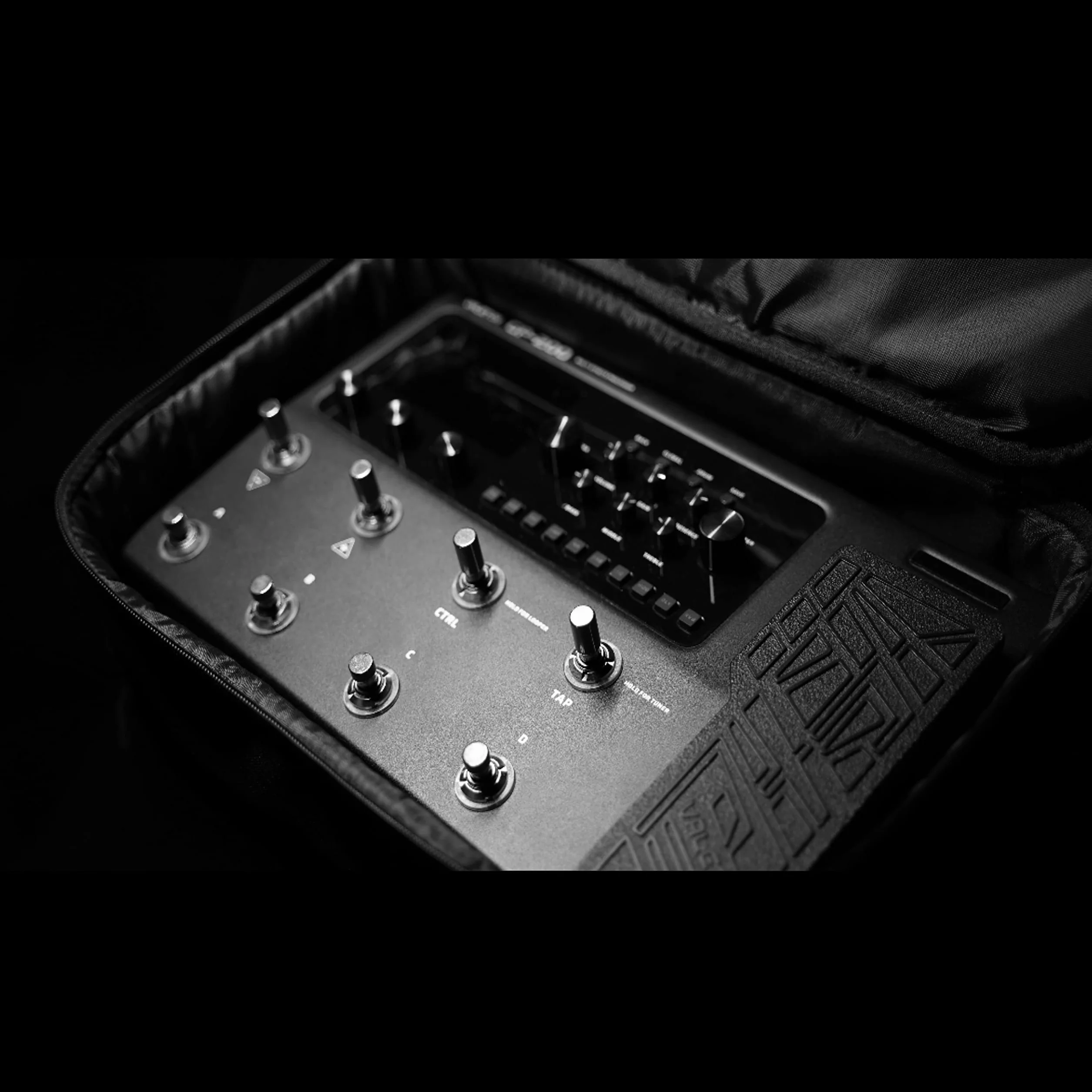 VALETON Guitarras Bajo Pedal de Efectos Multi-Efectos Procesador Guitarras Bajo Modeling IR Gabinets Simulación con FX Loop MIDI I/O Expression Pedal estéreo OTG USB (GP-200R + Bag)