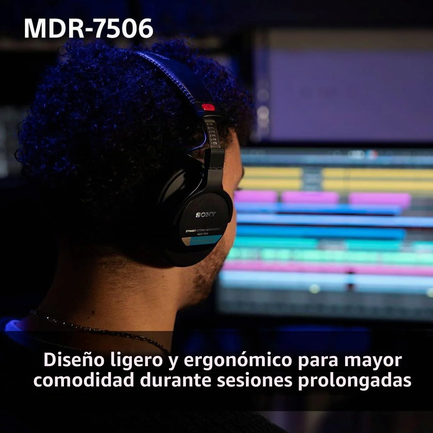 Sony MDR-7506 - Auriculares de diadema cerrados (reducción de ruido, 3.5 mm), negro