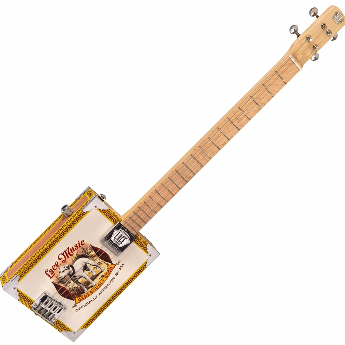 CAJA DE CIGARROS ELÉCTRICO GUITARRA - PERO PUP - 4 CUERDAS