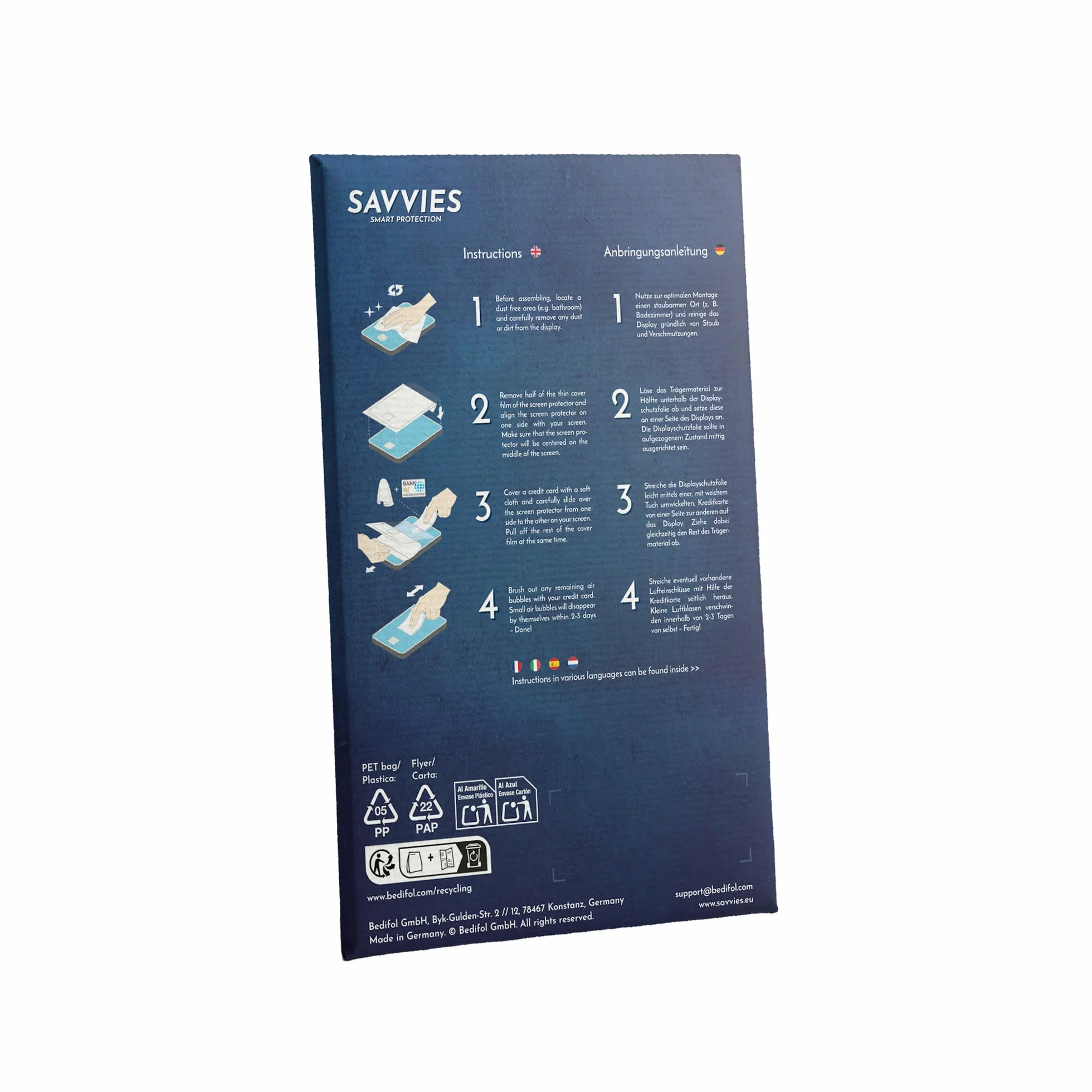 Savvies Protector Pantalla para Amazon Kindle 2024 6 Unidades