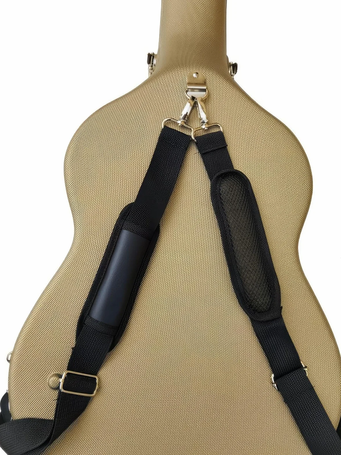 cibeles Estuche ABS para Guitarra Clásica, Marca (Dorado)