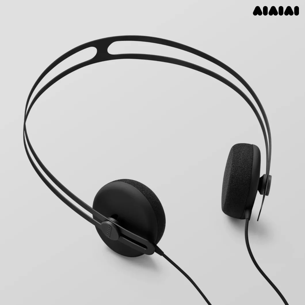 Aiaiai Tracks USB-C Auriculares Supra-aurales galardonados con Sonido Full-Spectrum, Control Remoto de Tres Botones con micrófono y Diadema de Aluminio
