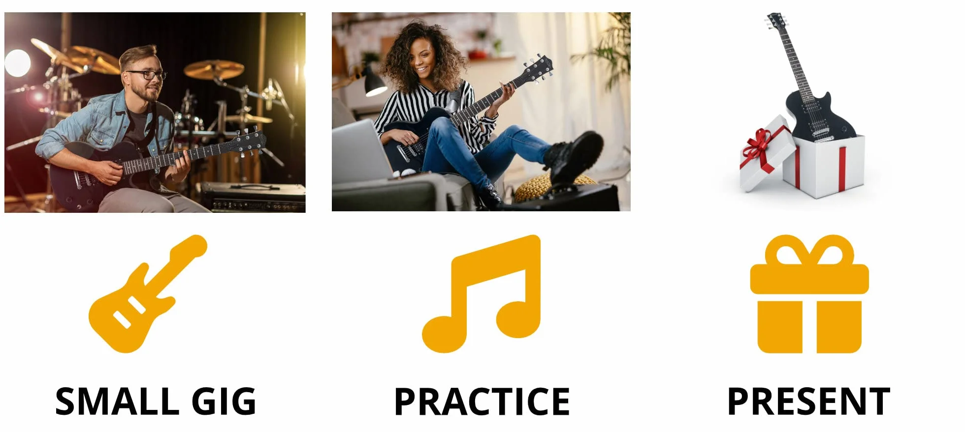 Rocktile Banger's Pack Set Completo Guitarra Eléctrica Single Cut Negro (Amplificador, Funda, Cable, Correa, Púas, Cuerdas de Repuesto y Escuela con CD/DVD)