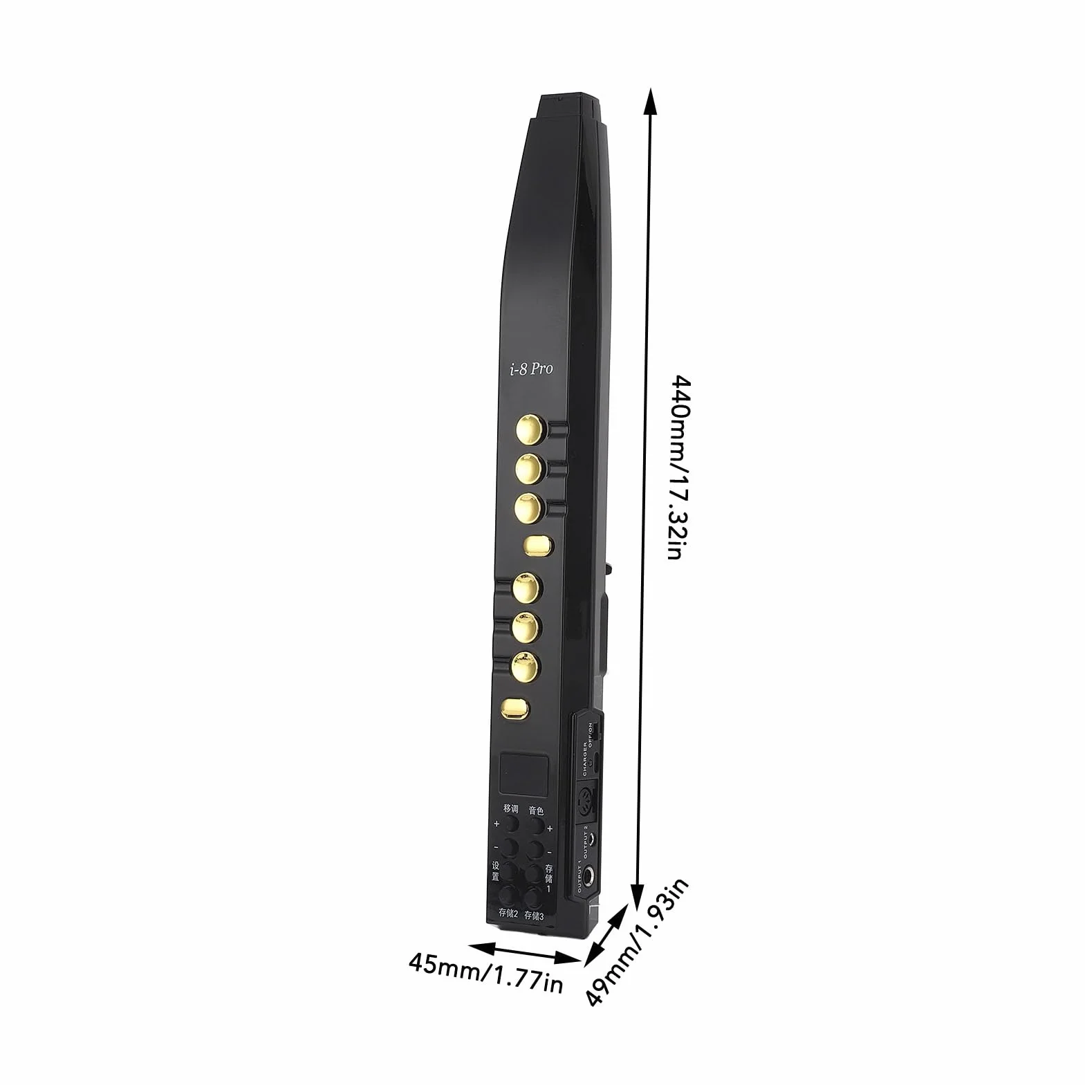 Keenso Soplete Eléctrico de 89 Tonos, Soplete de Saxofón Electrónico para Práctica