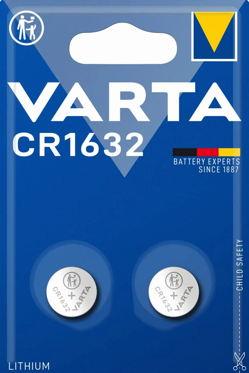 VARTA CR 1632 Pack de 2 Pilas Litio 3V 135 mAh