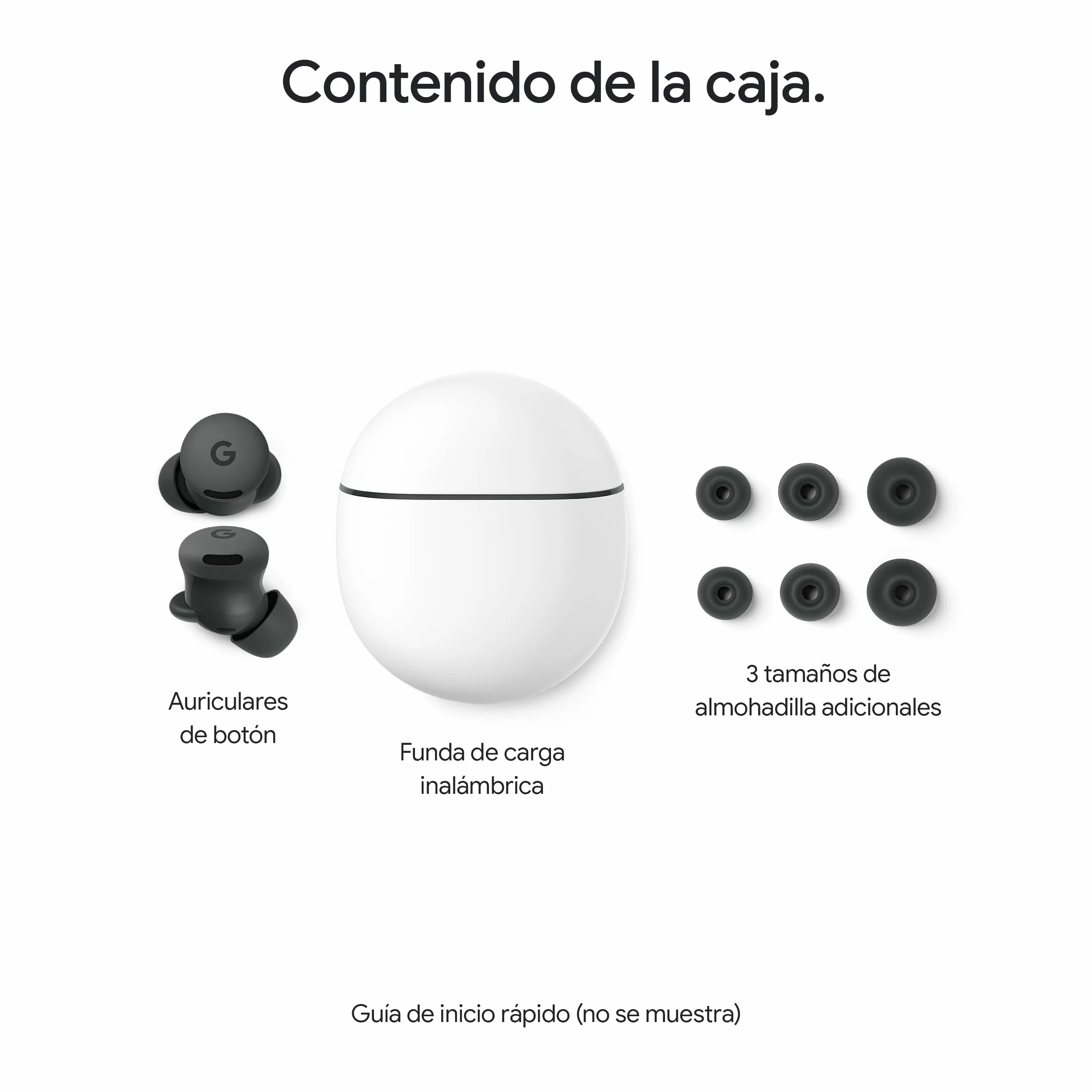 Google Pixel Buds 2a - Auriculares de botón inalámbricos con Cancelación de Ruido Activa - Ligeros y cómodos - Resistentes al Agua - Compatibles con Bluetooth - Verde Musgo
