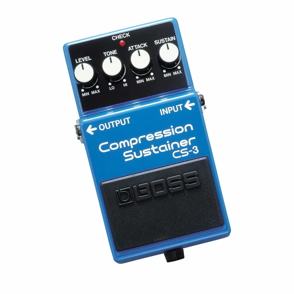 BOSS CS-3 Compressor/Sustain-pedaal, Compacte compression/sustainer-pedaal met hoogwaardige circuits