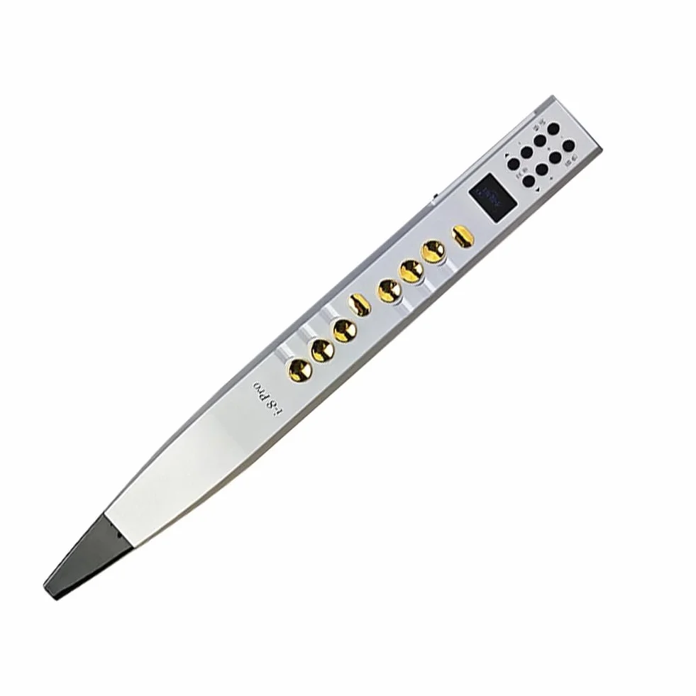 Mini Saxofón, Instrumento de Viento Digital, Instrumento de Viento Electrónico de 89 Tonos, Altavoz HiFi Integrado de 5 W con Pantalla LED