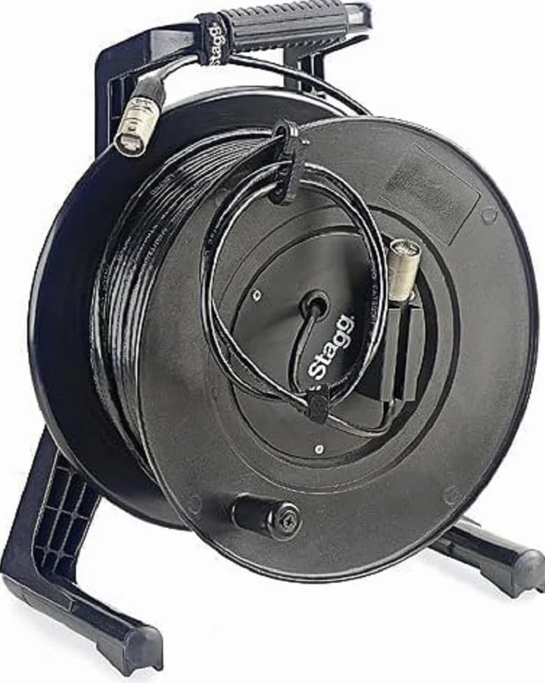 Stagg XCC50ECRL X-Series - Bobina de cable Ethercon, color negro