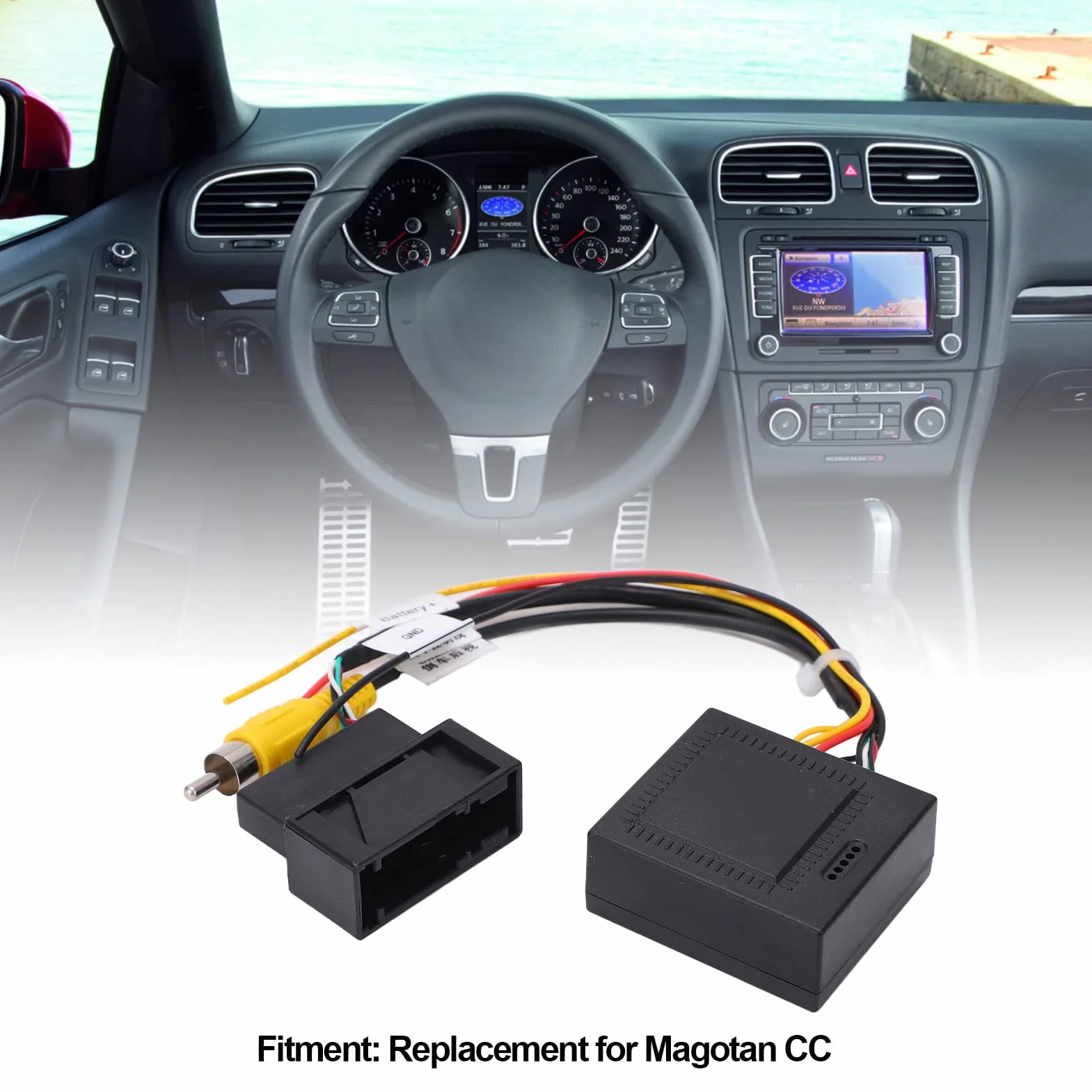 Convertidor Aramox Rgb a Av, Cámara de Coche Original, Decodificador Rgb, Caja de Conversión Rgb a Av, Llave de Coche para 6
