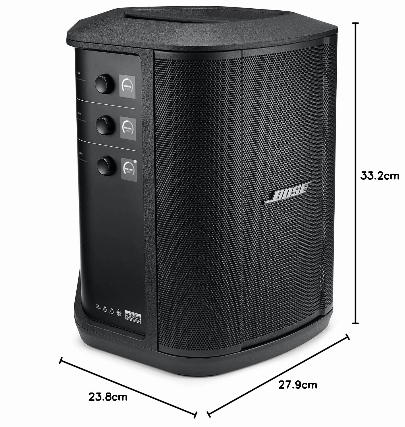 Bose S1 Pro+ Todo en uno Alimentado, Sistema de PA inalámbrico, Negro