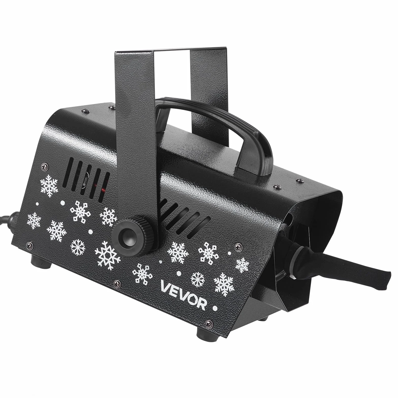 VEVOR 1500 W Máquina de Nieve, Máquina Portátil de Copos de Nieve Colgante con Asa, Control Remoto Inalámbrico y Depósito de 5 L, para Fiestas Navideñas, Efectos de Escenario, Decoración de Bodas
